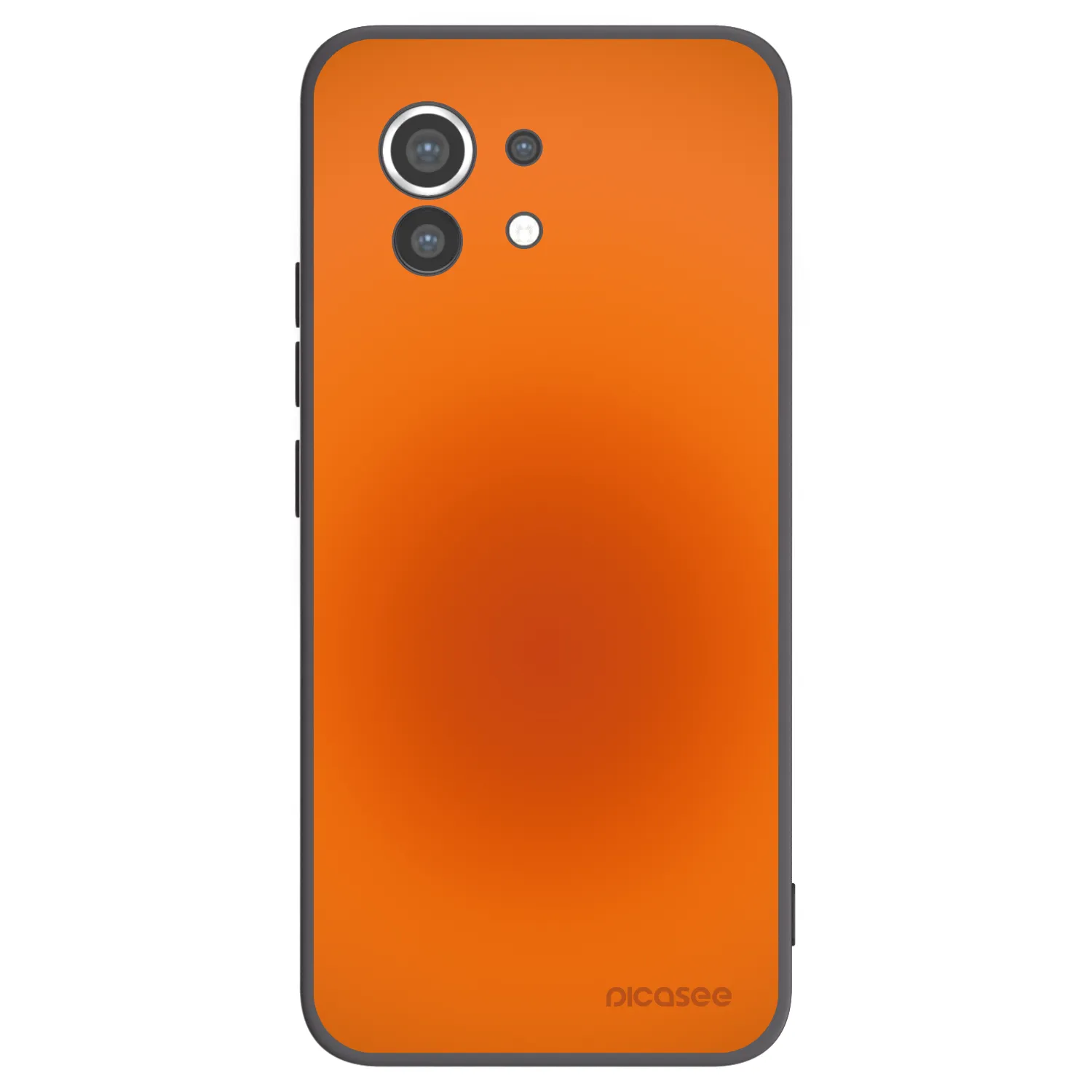 Picasee Μαύρη θήκη σιλικόνης για Xiaomi Mi 11 - Heat Core