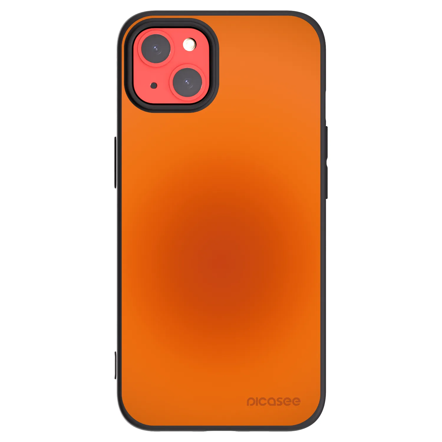 Picasee Μαύρη θήκη σιλικόνης για Apple iPhone 13 - Heat Core