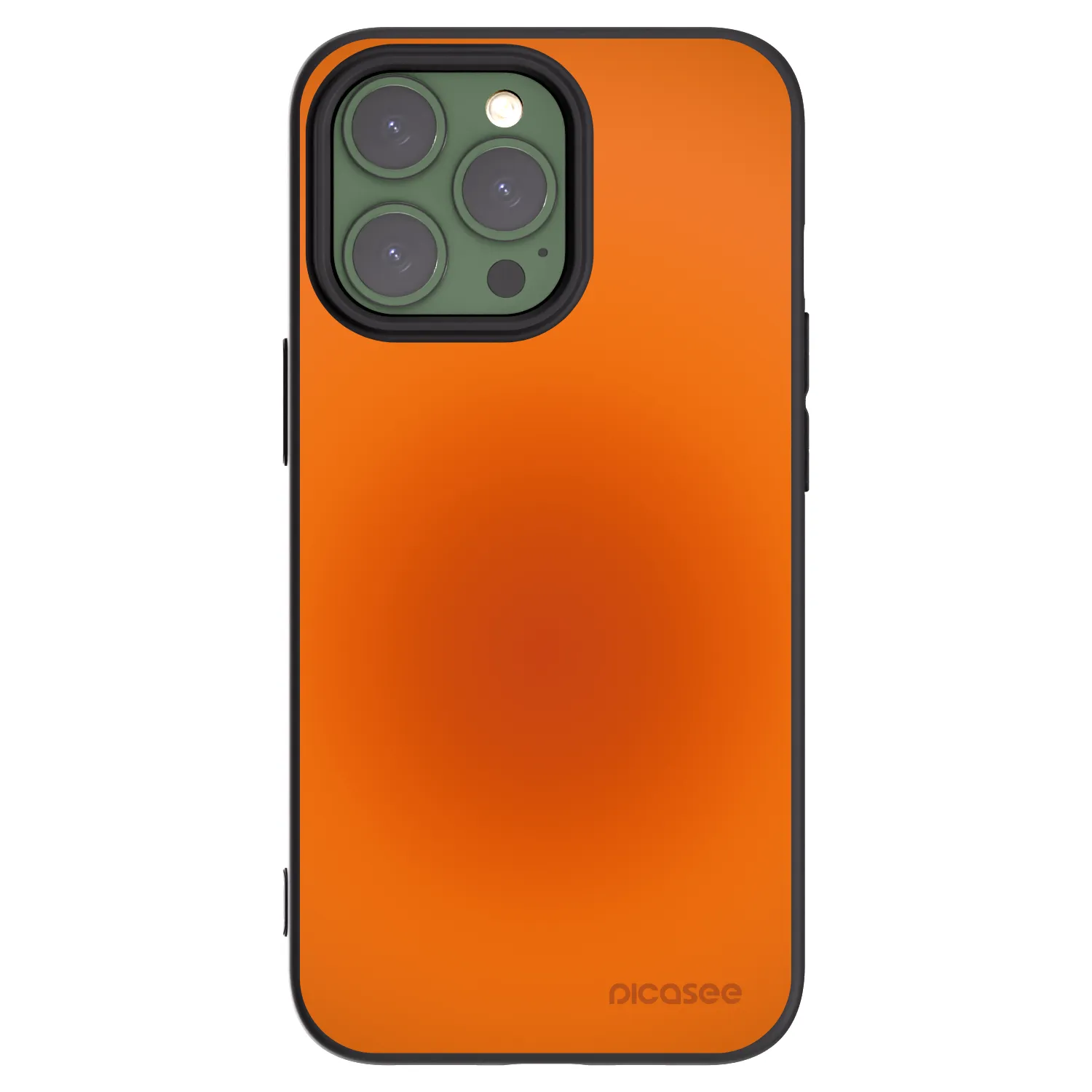 Picasee Μαύρη θήκη σιλικόνης για Apple iPhone 13 Pro - Heat Core