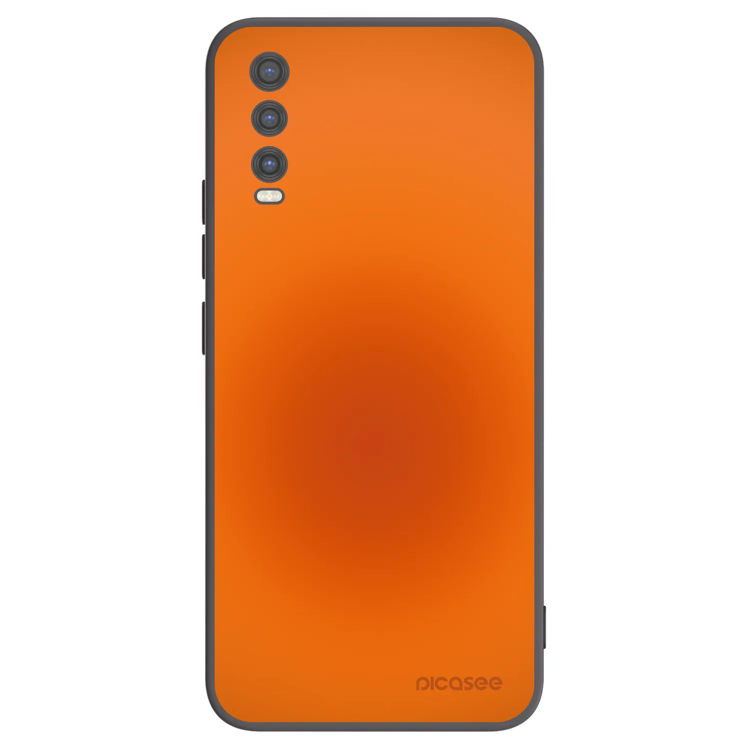 Picasee Μαύρη θήκη σιλικόνης για Vivo Y20s - Heat Core