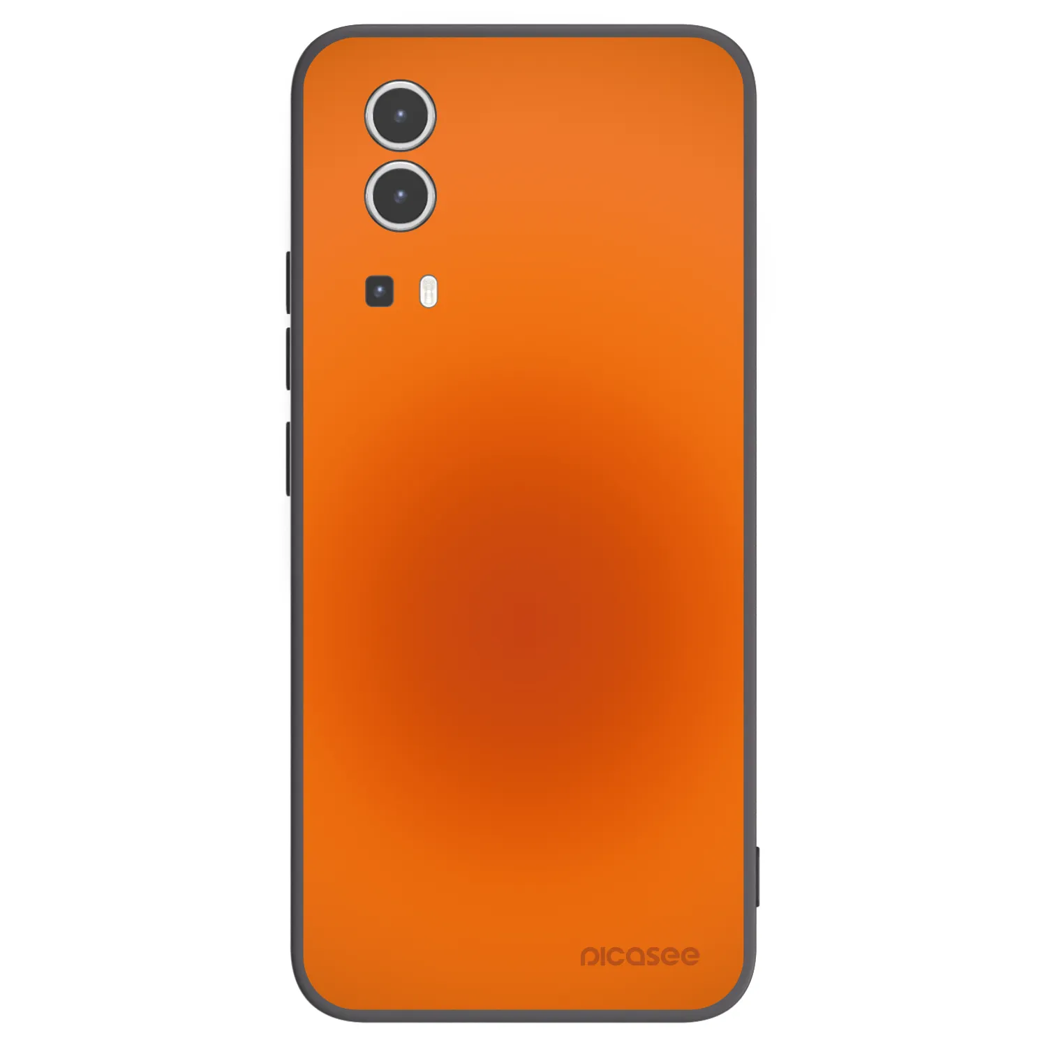 Picasee Μαύρη θήκη σιλικόνης για Vivo Y72 5G - Heat Core
