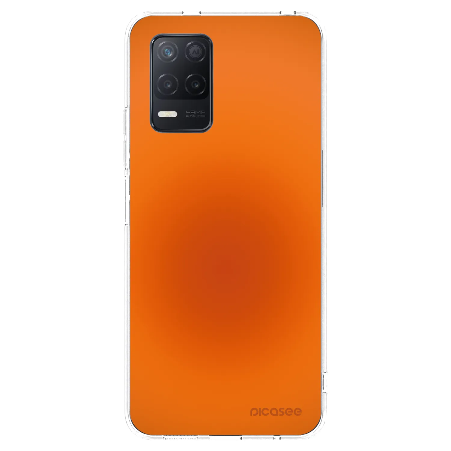 Picasee διαφανής θήκη σιλικόνης Realme 8 5G - Heat Core