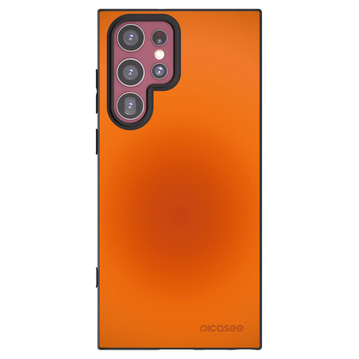 Picasee Μαύρη θήκη σιλικόνης για Samsung Galaxy S22 Ultra 5G - Heat Core