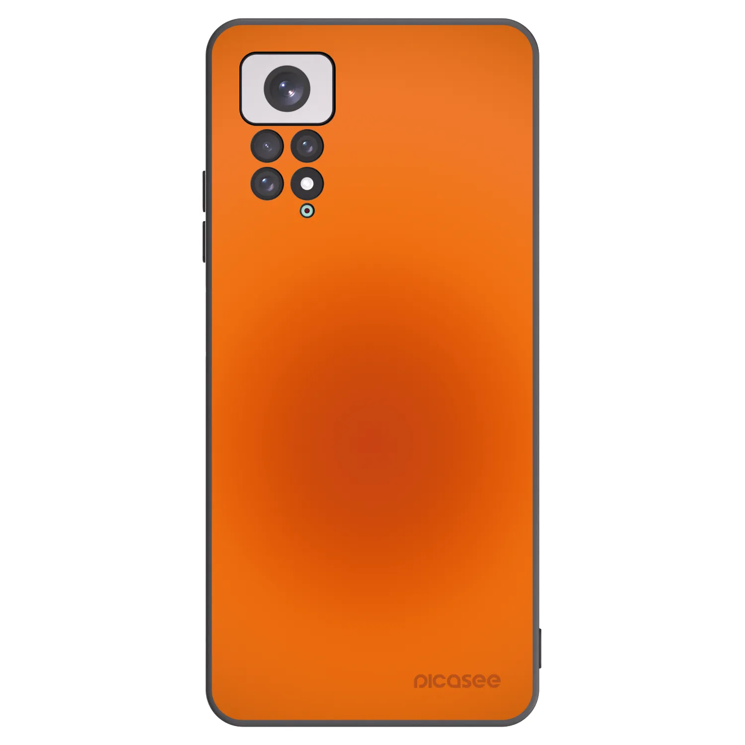Picasee Μαύρη θήκη σιλικόνης για Xiaomi Redmi Note 11 - Heat Core
