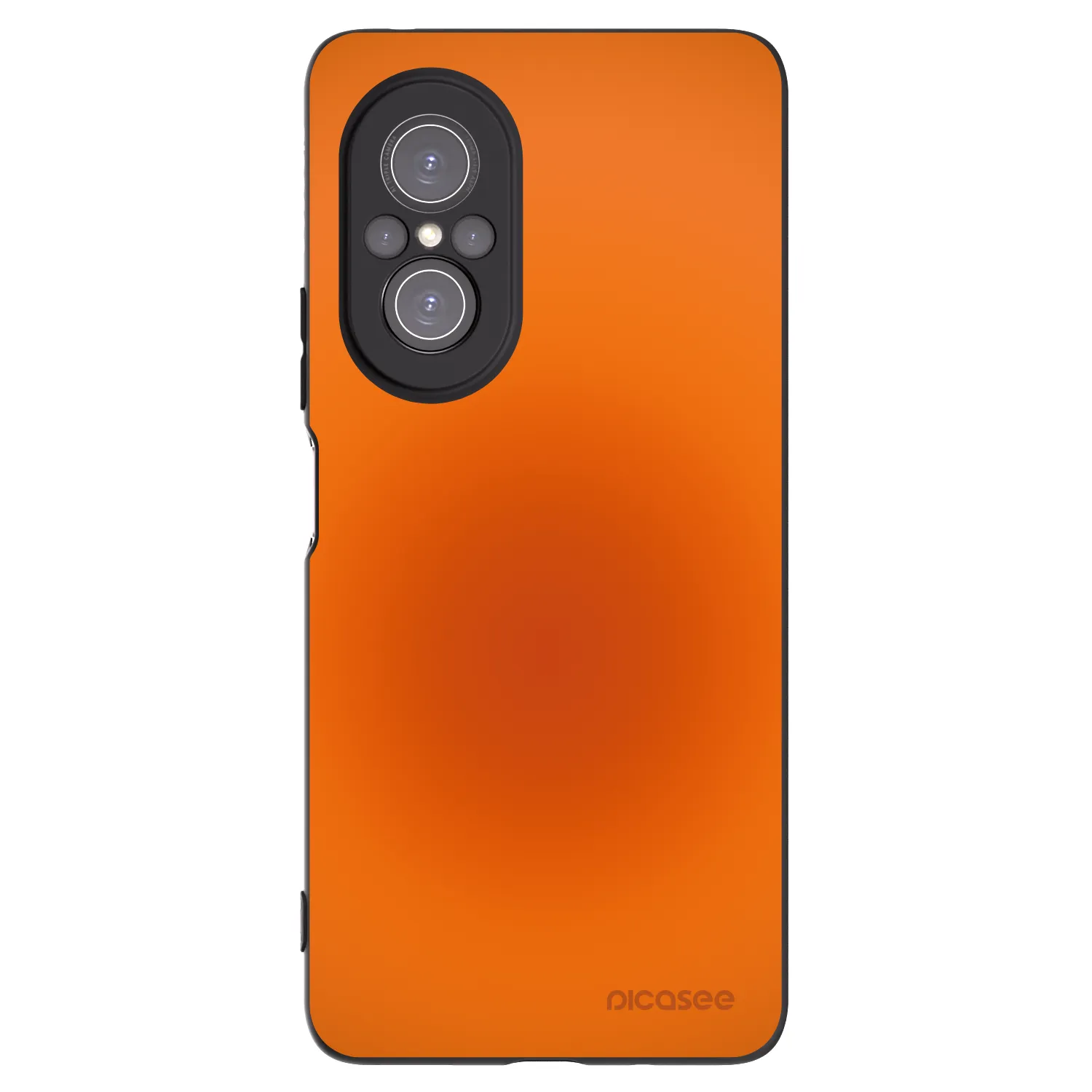 Picasee Μαύρη θήκη σιλικόνης για Huawei Nova 9 SE - Heat Core