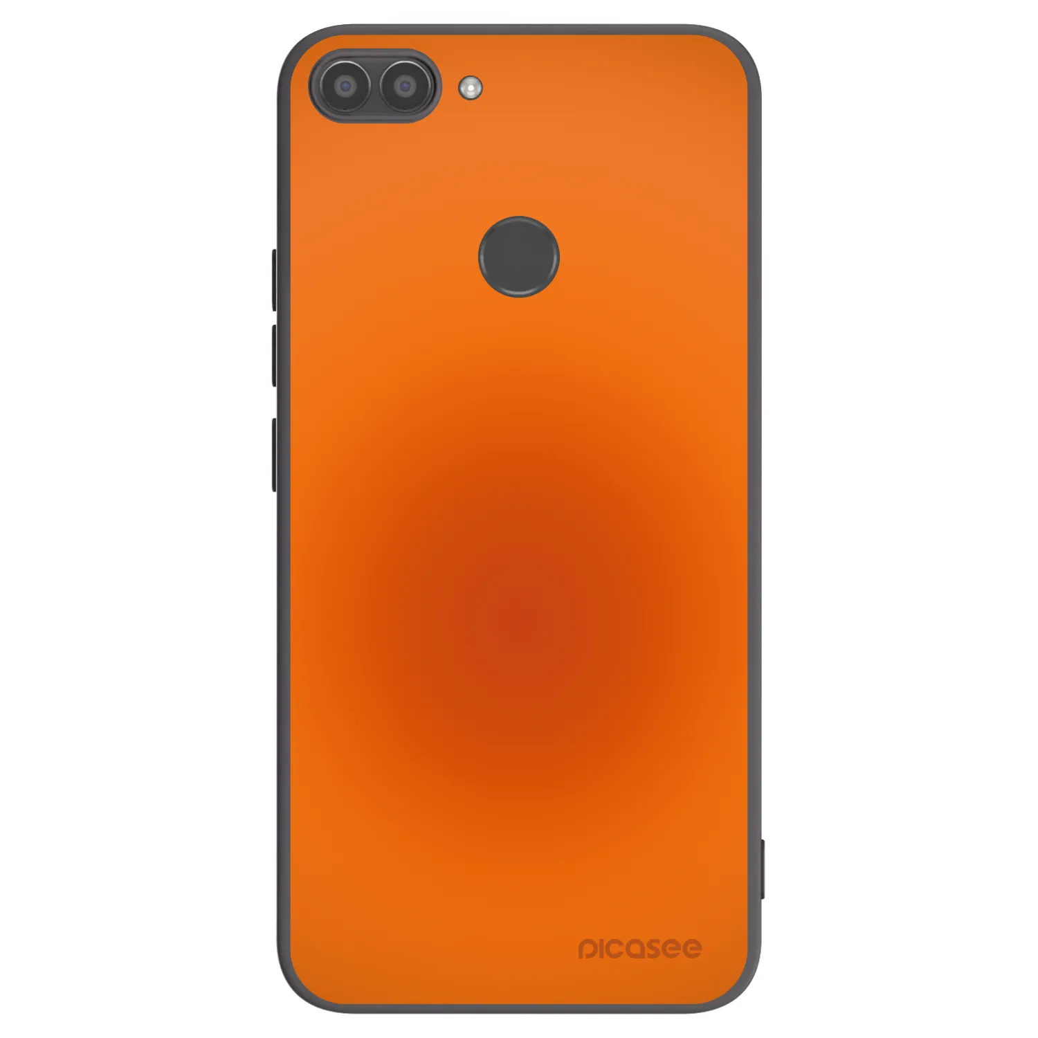 Picasee Μαύρη θήκη σιλικόνης για Huawei P Smart - Heat Core