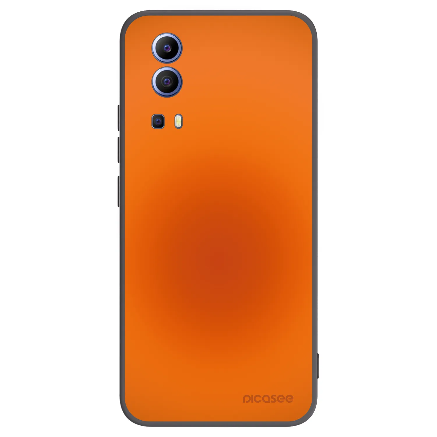 Picasee Μαύρη θήκη σιλικόνης για Vivo Y52 5G - Heat Core