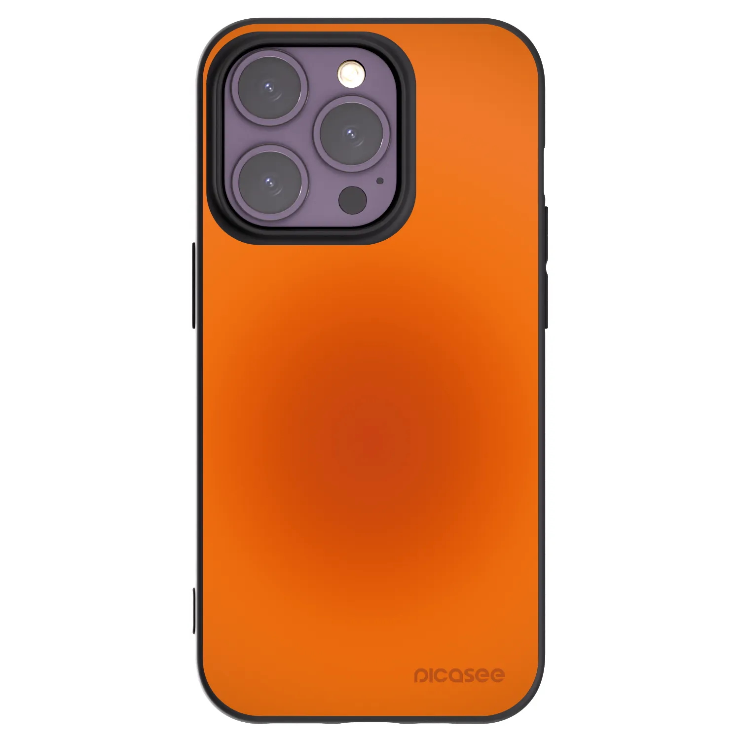 Picasee Μαύρη θήκη σιλικόνης για Apple iPhone 14 Pro - Heat Core