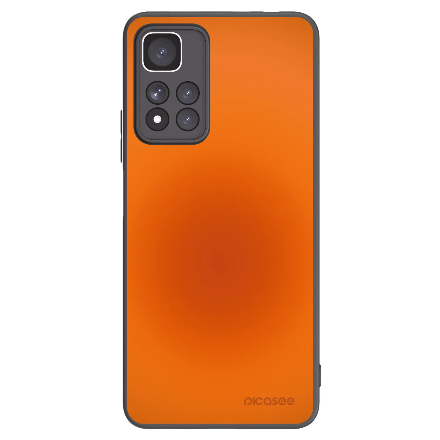 Picasee Μαύρη θήκη σιλικόνης για Xiaomi Redmi Note 11 Pro+ 5G - Heat Core