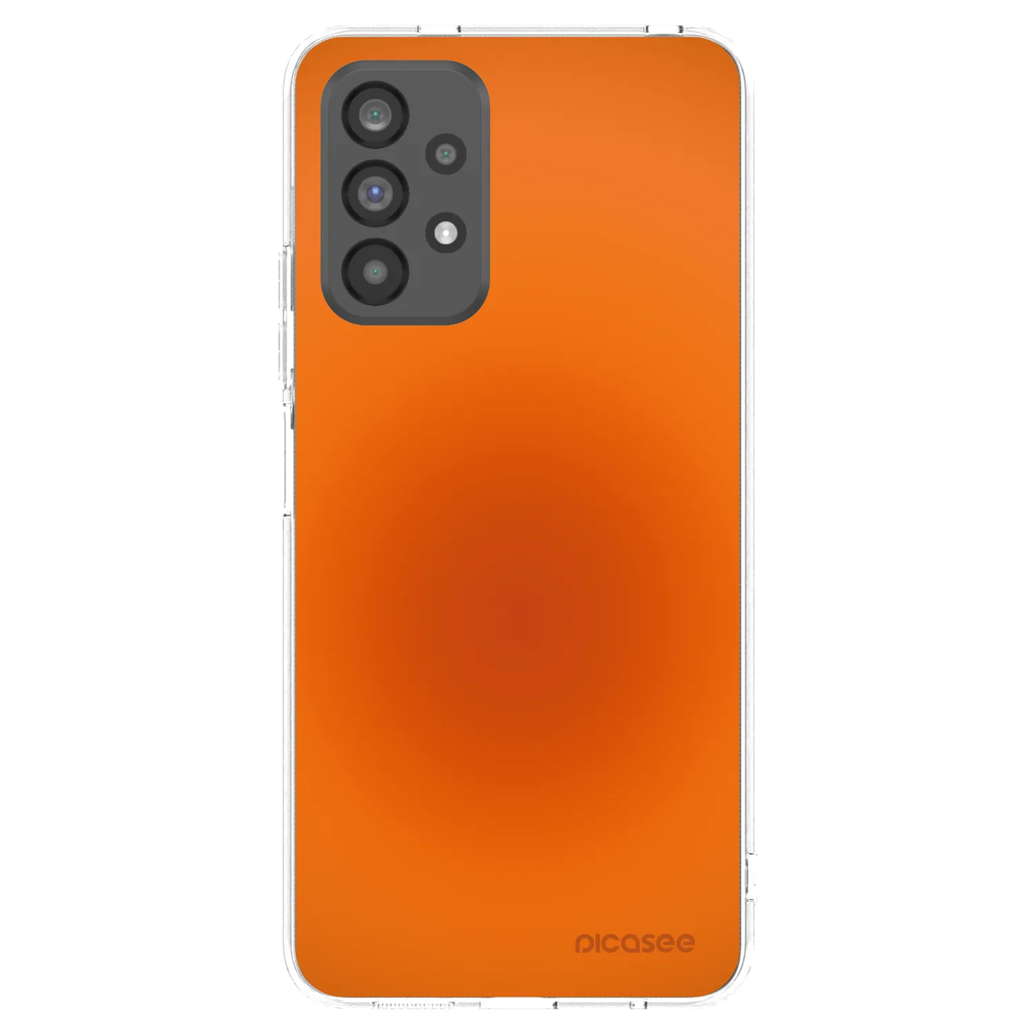 Picasee διαφανής θήκη σιλικόνης Samsung Galaxy A73 5G - Heat Core