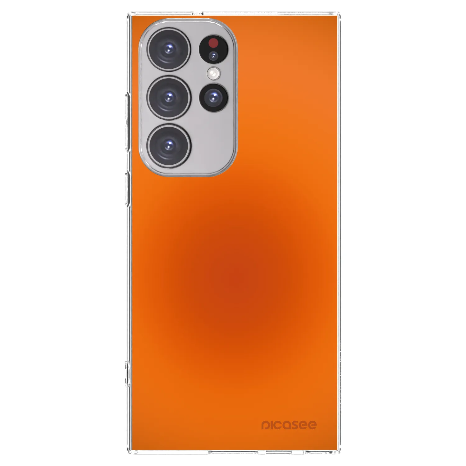 Picasee διαφανής θήκη σιλικόνης Samsung Galaxy S23 Ultra 5G - Heat Core