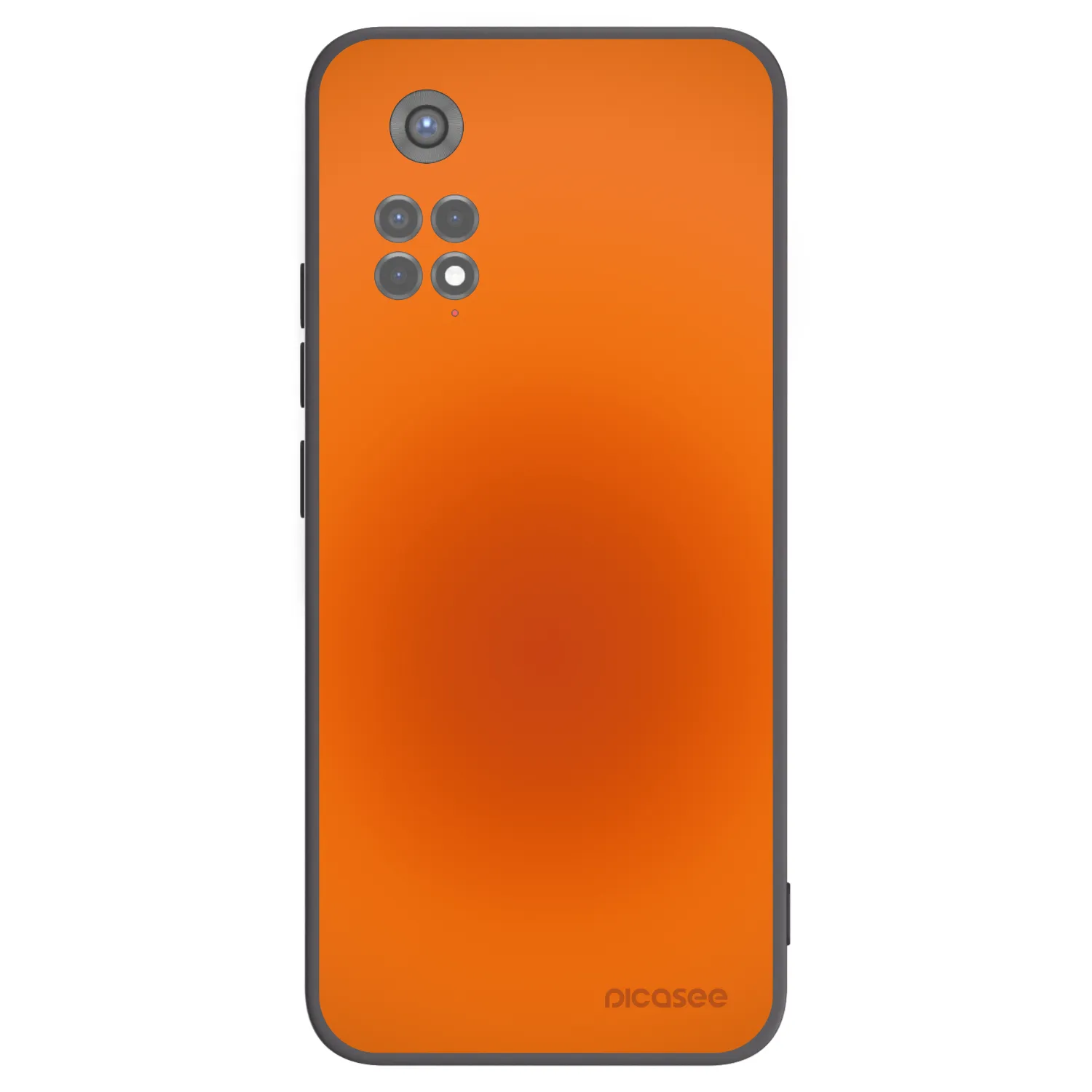 Picasee Μαύρη θήκη σιλικόνης για Xiaomi Redmi Note 11S 5G - Heat Core