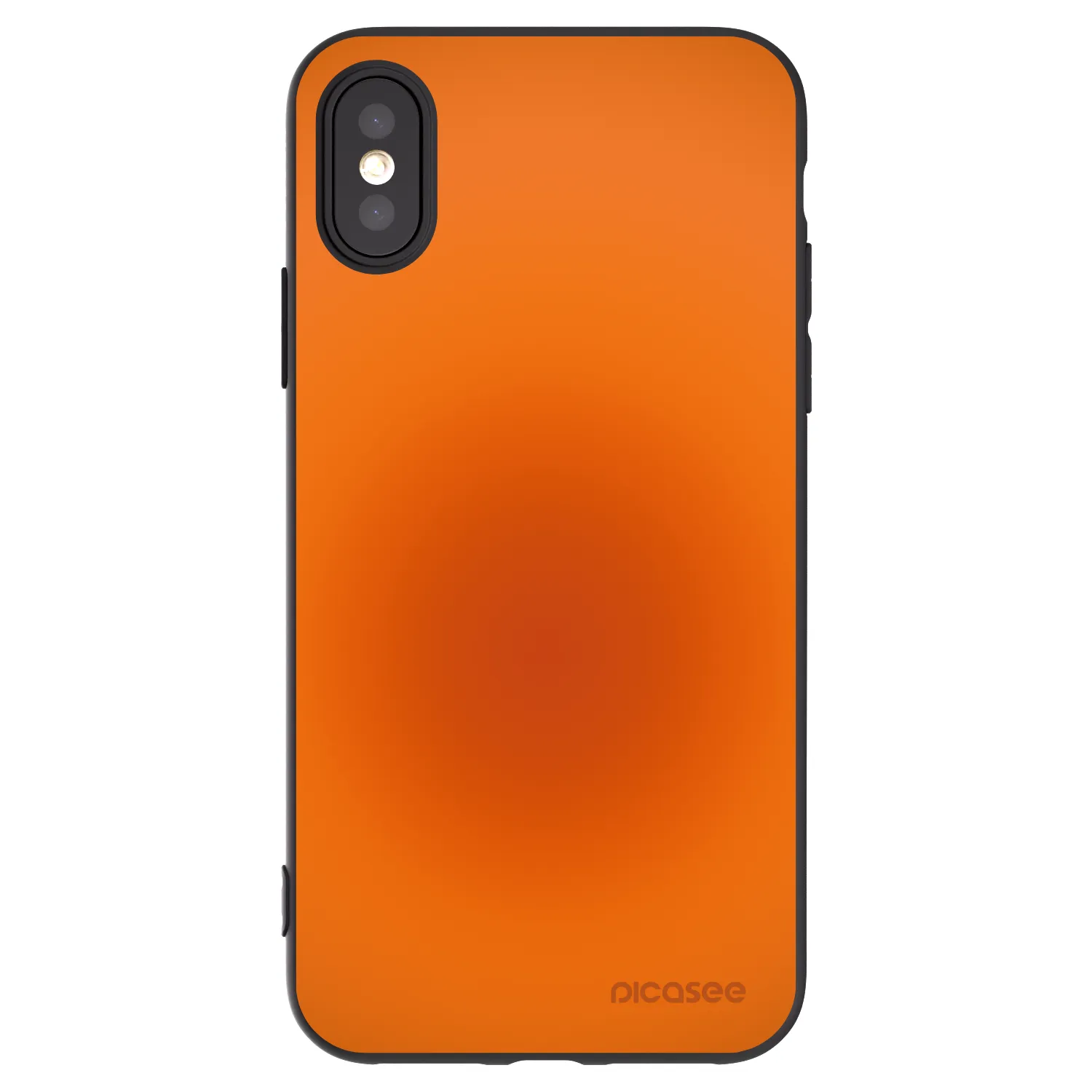 Picasee Μαύρη θήκη σιλικόνης για Apple iPhone X/XS - Heat Core