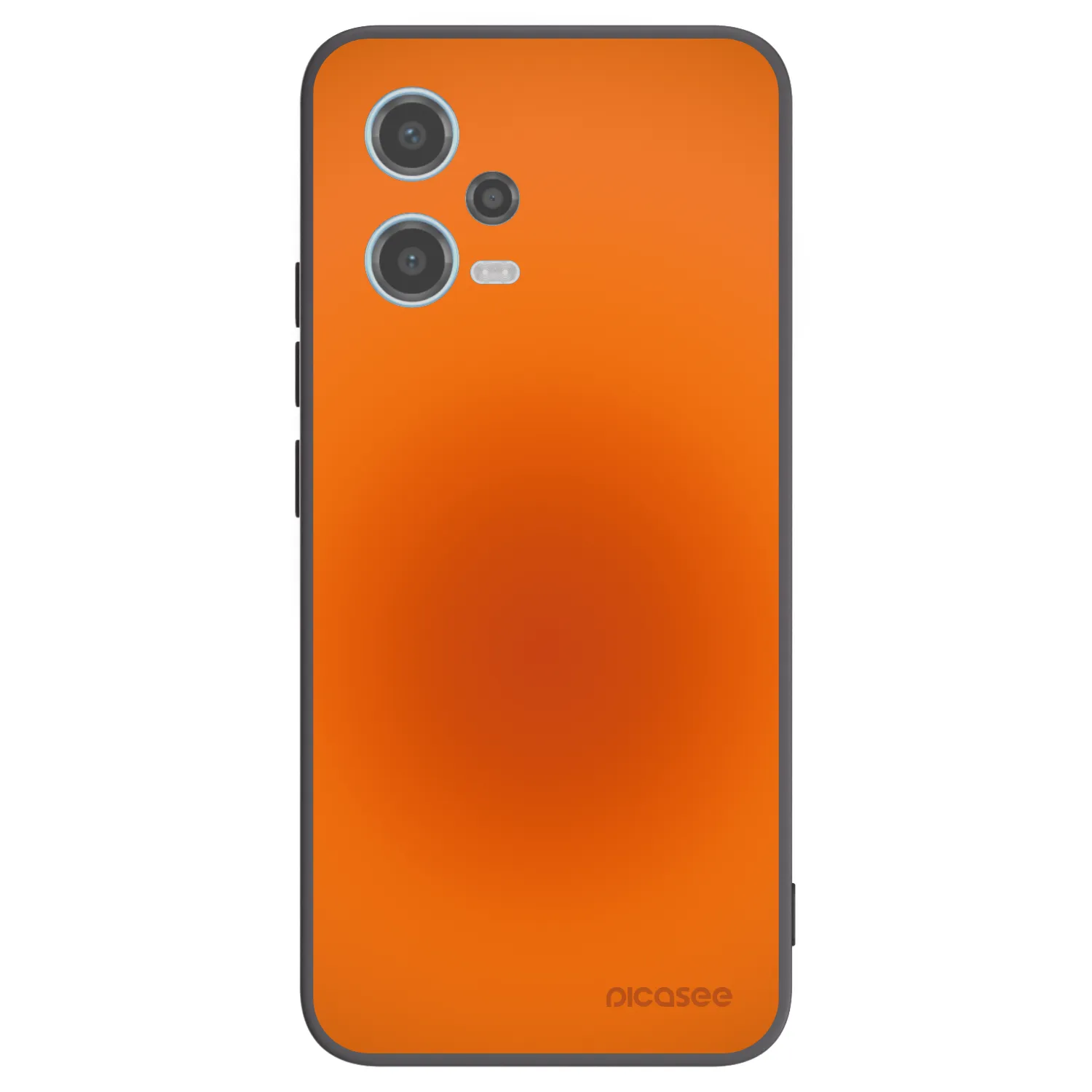 Picasee Μαύρη θήκη σιλικόνης για Xiaomi Redmi Note 12 5G - Heat Core