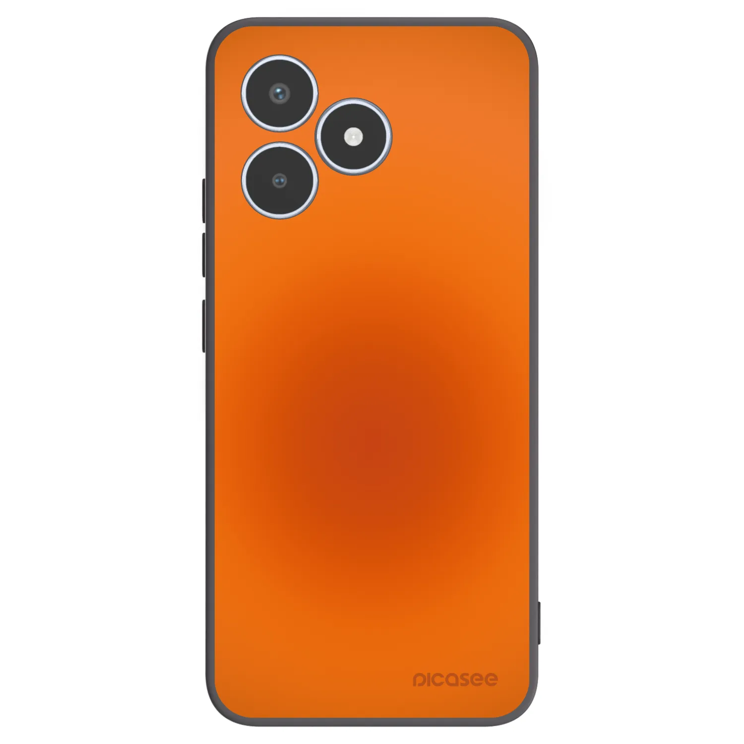 Picasee Μαύρη θήκη σιλικόνης για Realme C53 - Heat Core