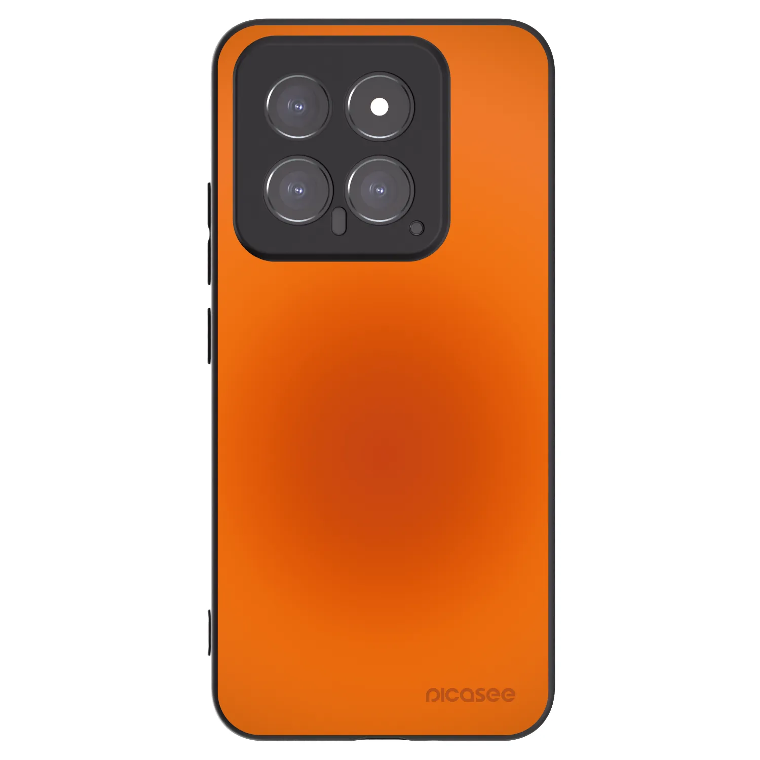 Picasee Μαύρη θήκη σιλικόνης για Xiaomi 14 - Heat Core