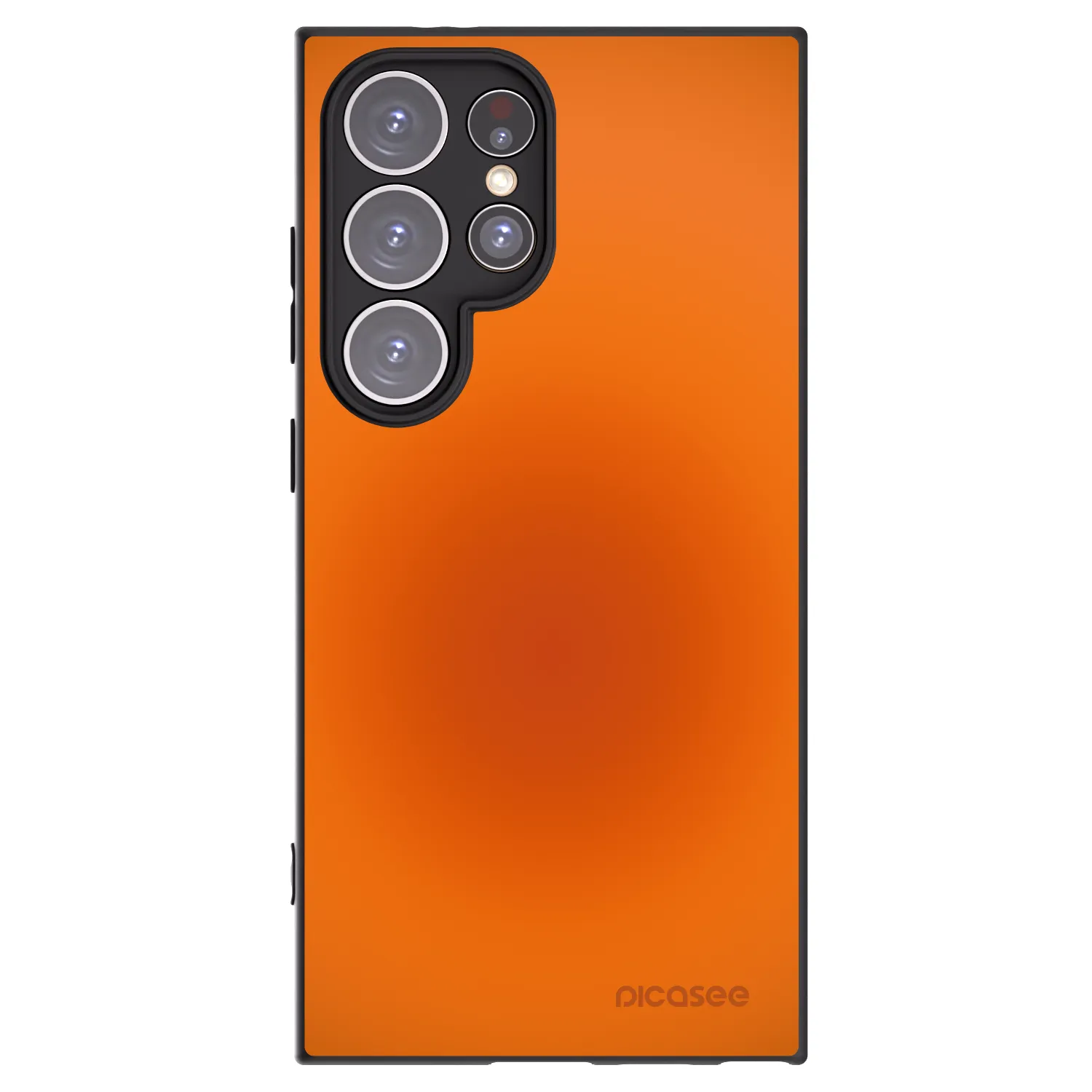 Picasee Μαύρη θήκη σιλικόνης για Samsung Galaxy S24 Ultra S928B 5G - Heat Core