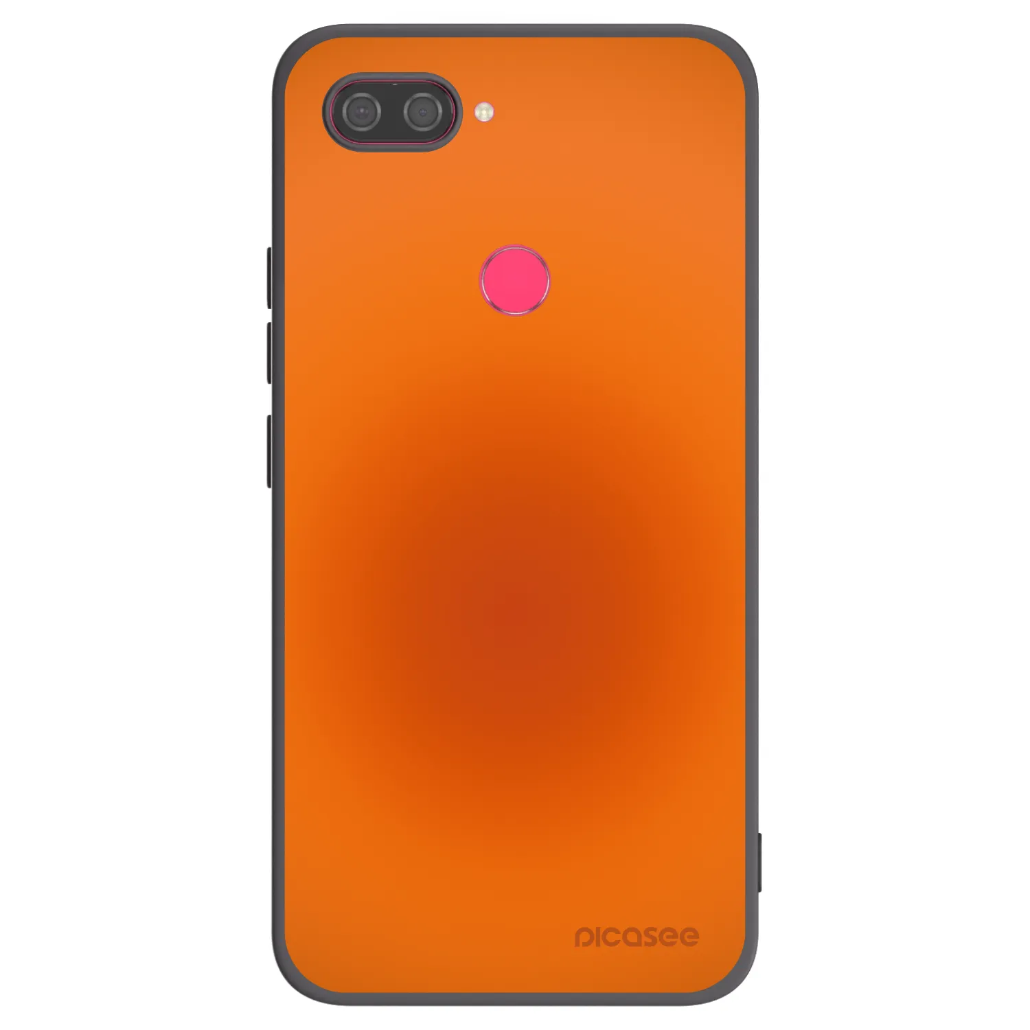 Picasee Μαύρη θήκη σιλικόνης για Xiaomi Mi 8 Lite - Heat Core
