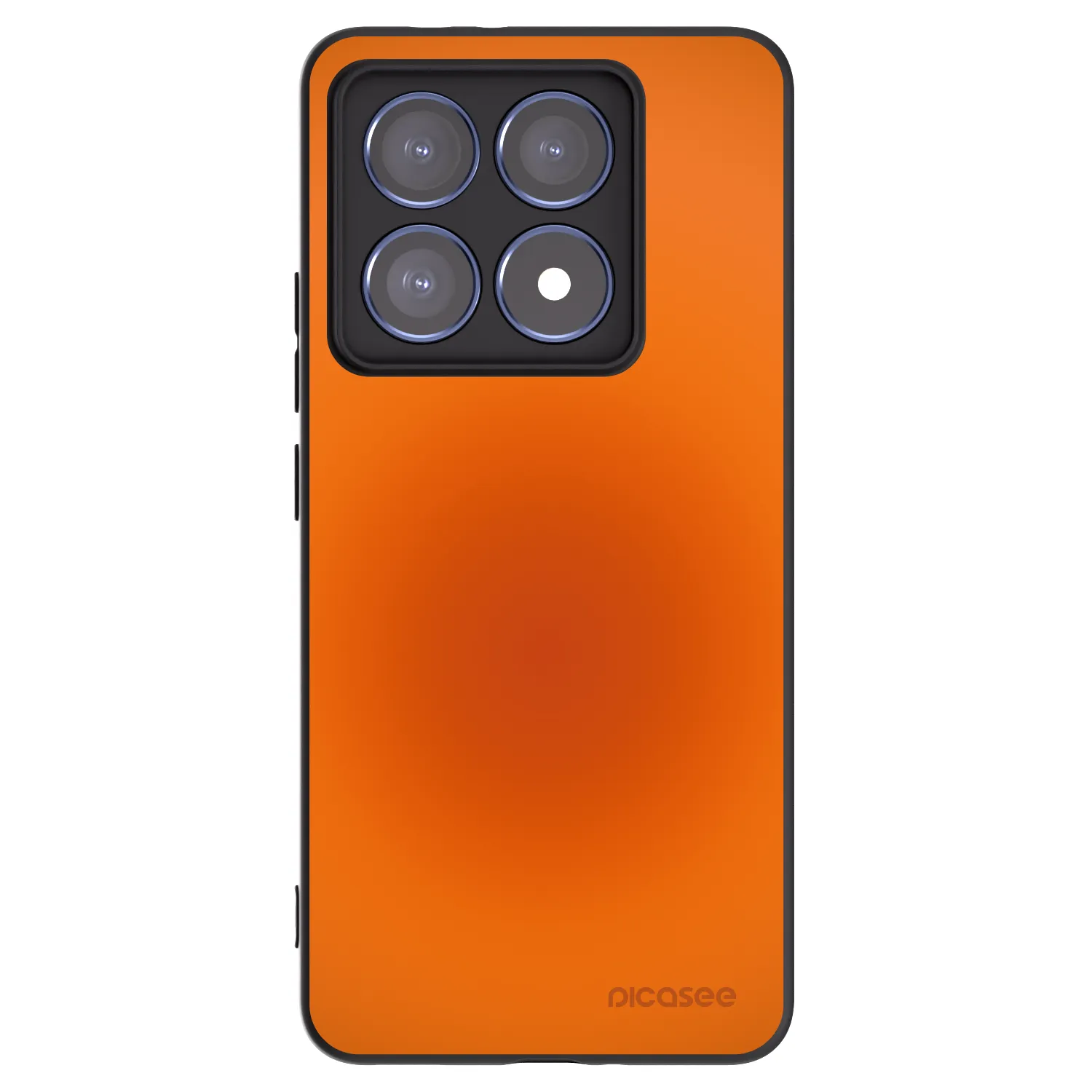 Picasee Μαύρη θήκη σιλικόνης για Xiaomi 14T Pro - Heat Core