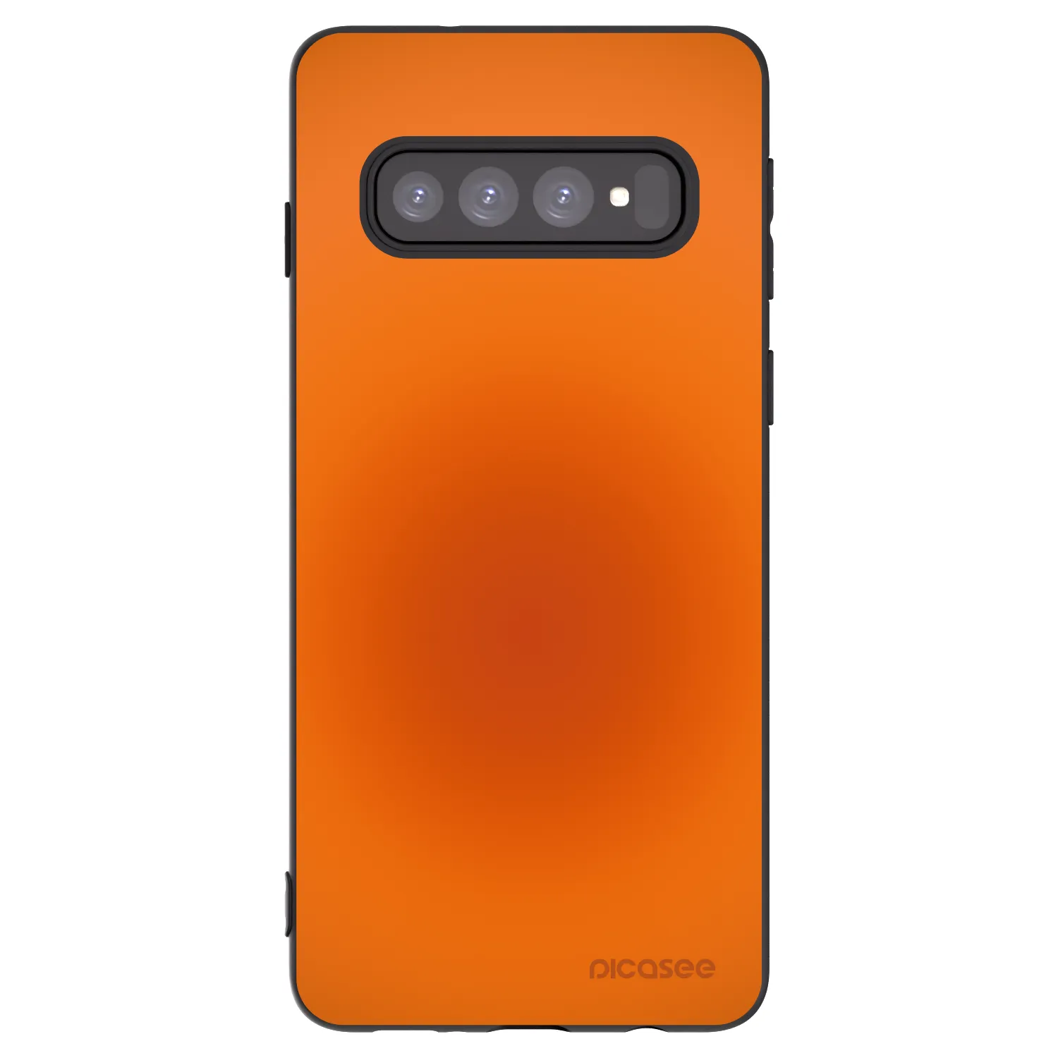 Picasee Μαύρη θήκη σιλικόνης για Samsung Galaxy S10 G973 - Heat Core