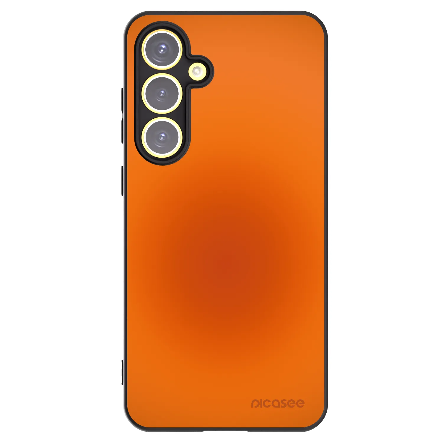 Picasee Μαύρη θήκη σιλικόνης για Samsung Galaxy S24 FE S721B - Heat Core