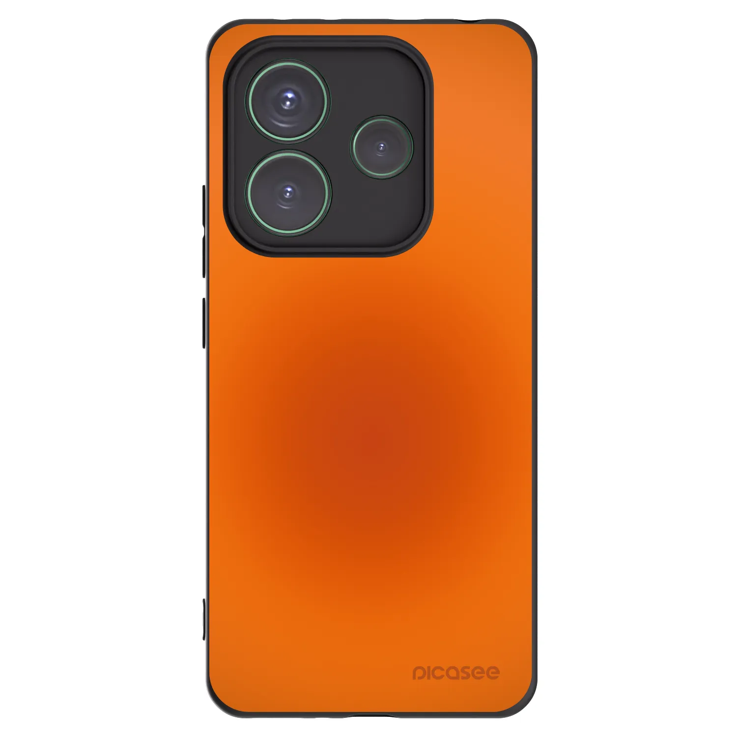 Picasee Μαύρη θήκη σιλικόνης για Xiaomi Redmi Note 14 5G - Heat Core