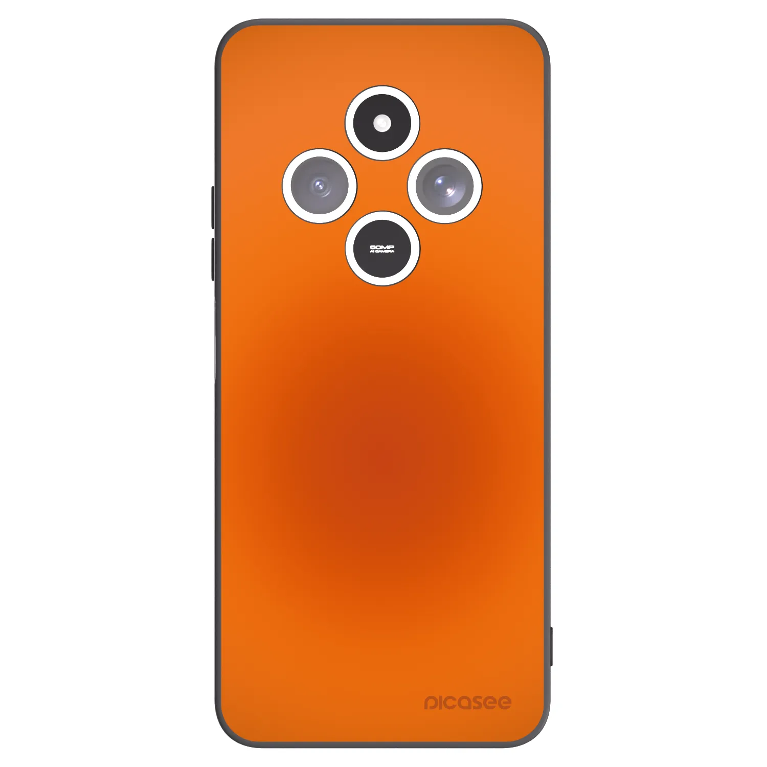 Picasee Μαύρη θήκη σιλικόνης για Xiaomi Redmi 14C - Heat Core