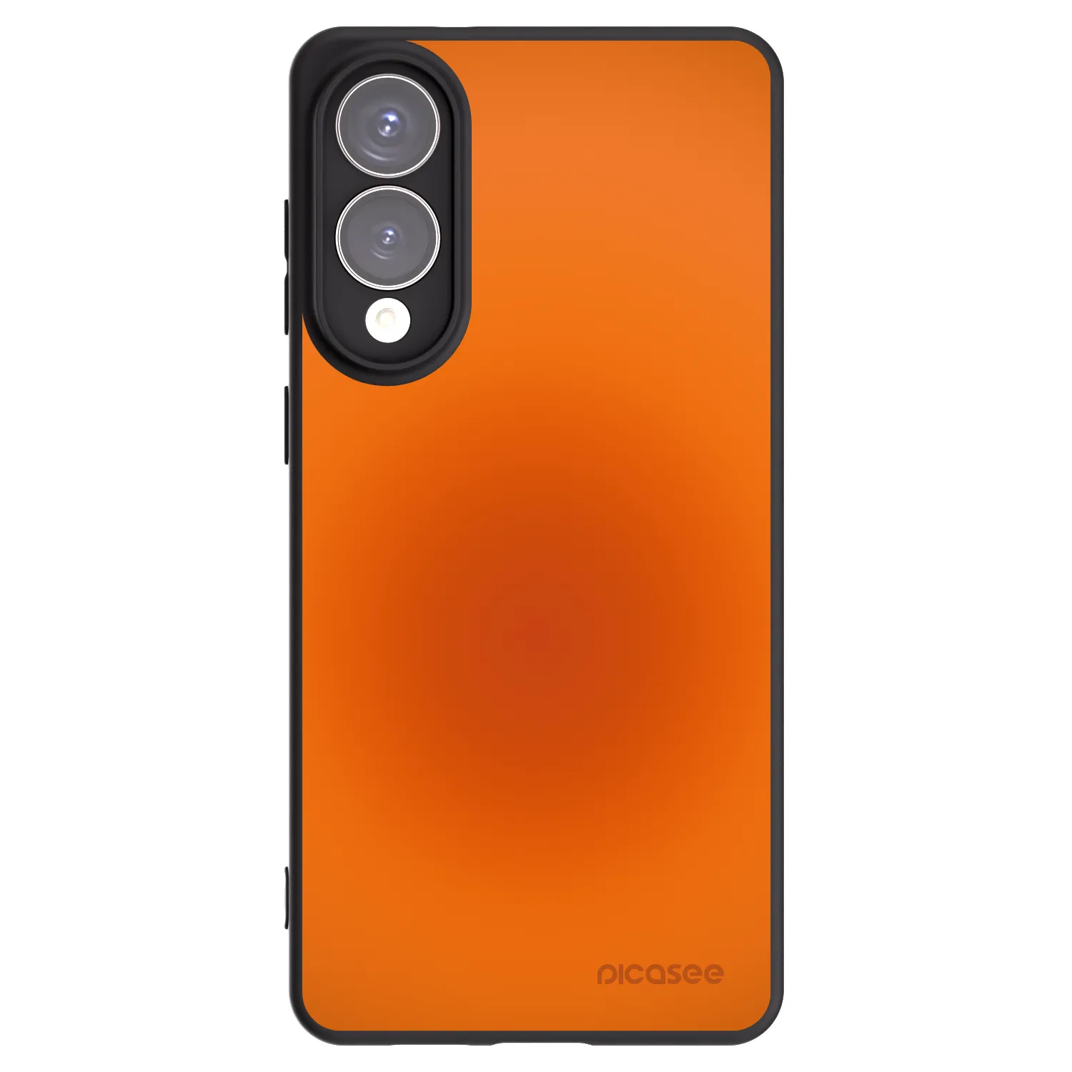 Picasee Μαύρη θήκη σιλικόνης για Samsung Galaxy S25 Edge 5G - Heat Core