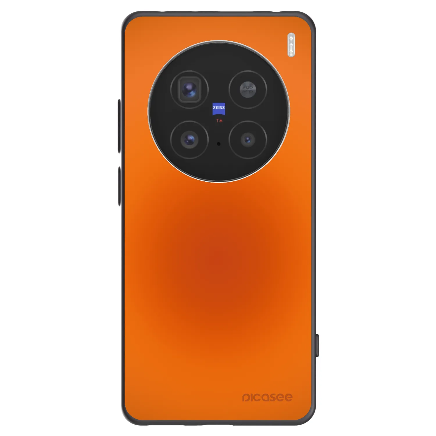 Picasee Μαύρη θήκη σιλικόνης για Vivo X200 Pro - Heat Core