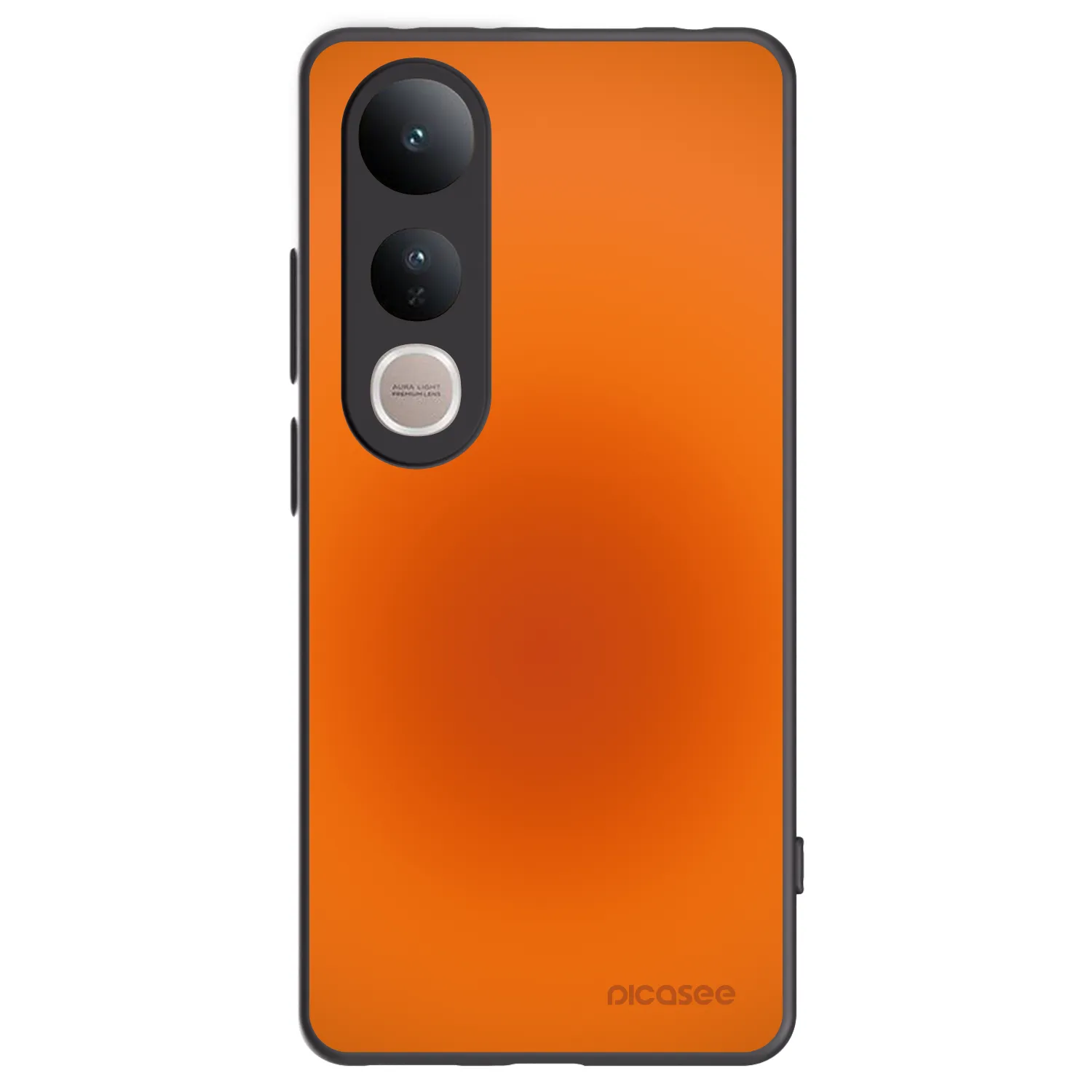 Picasee Μαύρη θήκη σιλικόνης για Vivo V50 Lite 5G - Heat Core