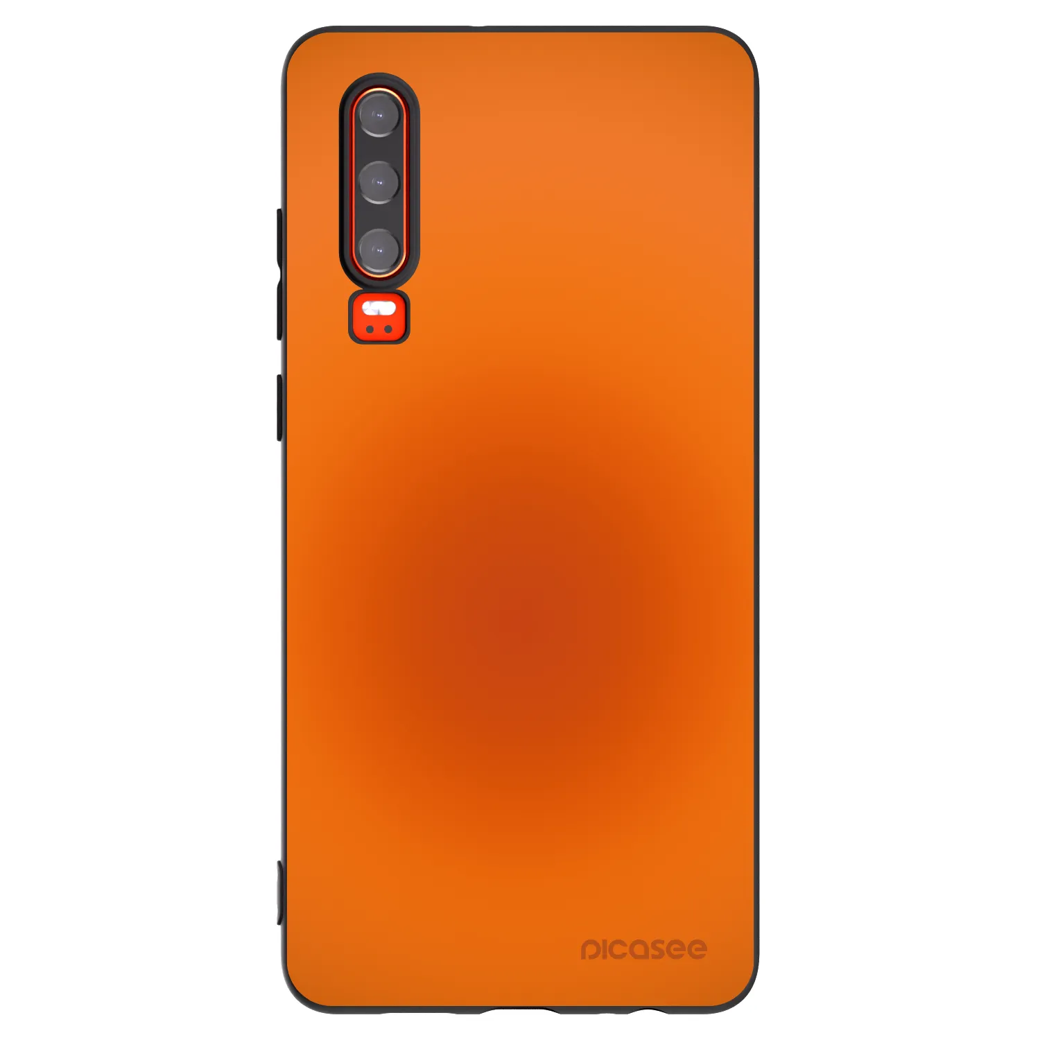 Picasee Μαύρη θήκη σιλικόνης για Huawei P30 - Heat Core