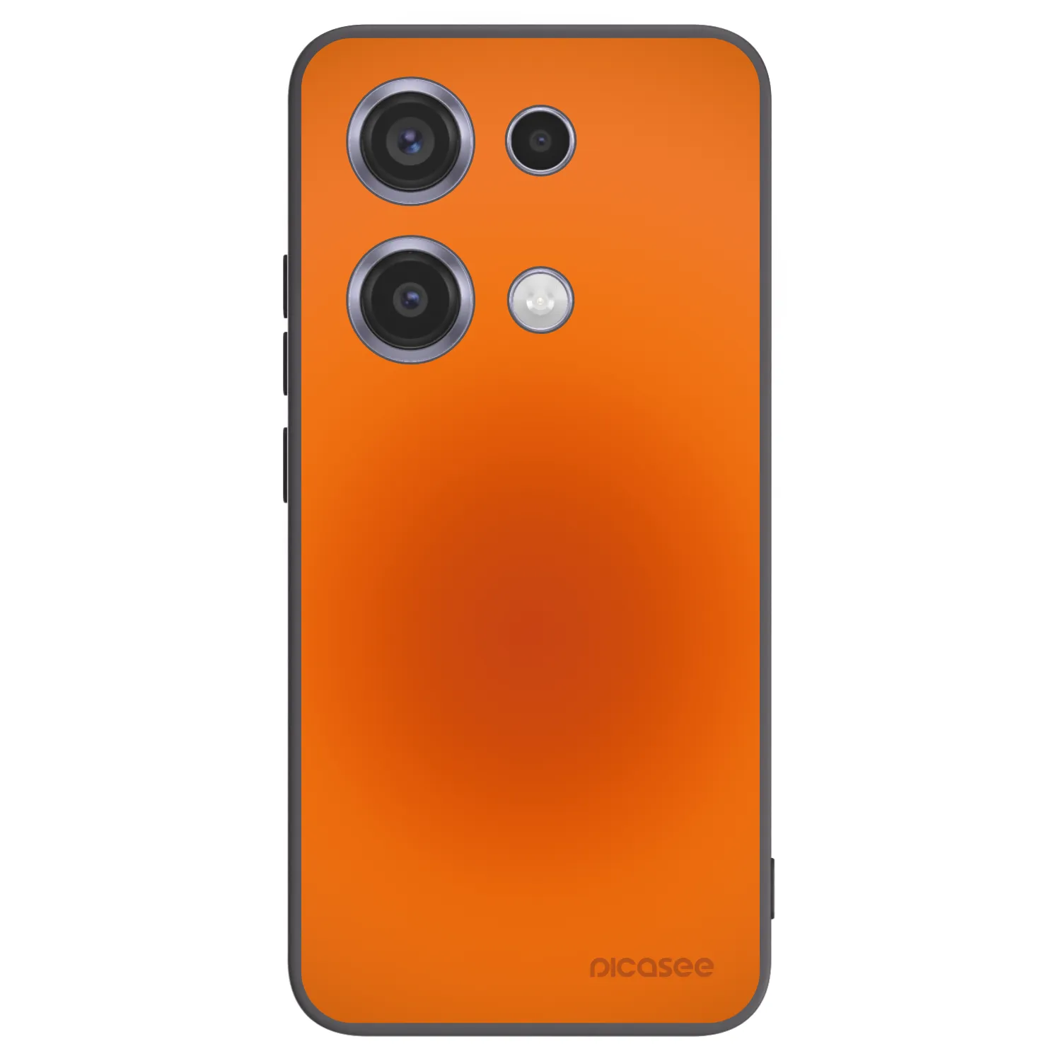 Picasee Μαύρη θήκη σιλικόνης για Xiaomi Redmi Note 14S - Heat Core