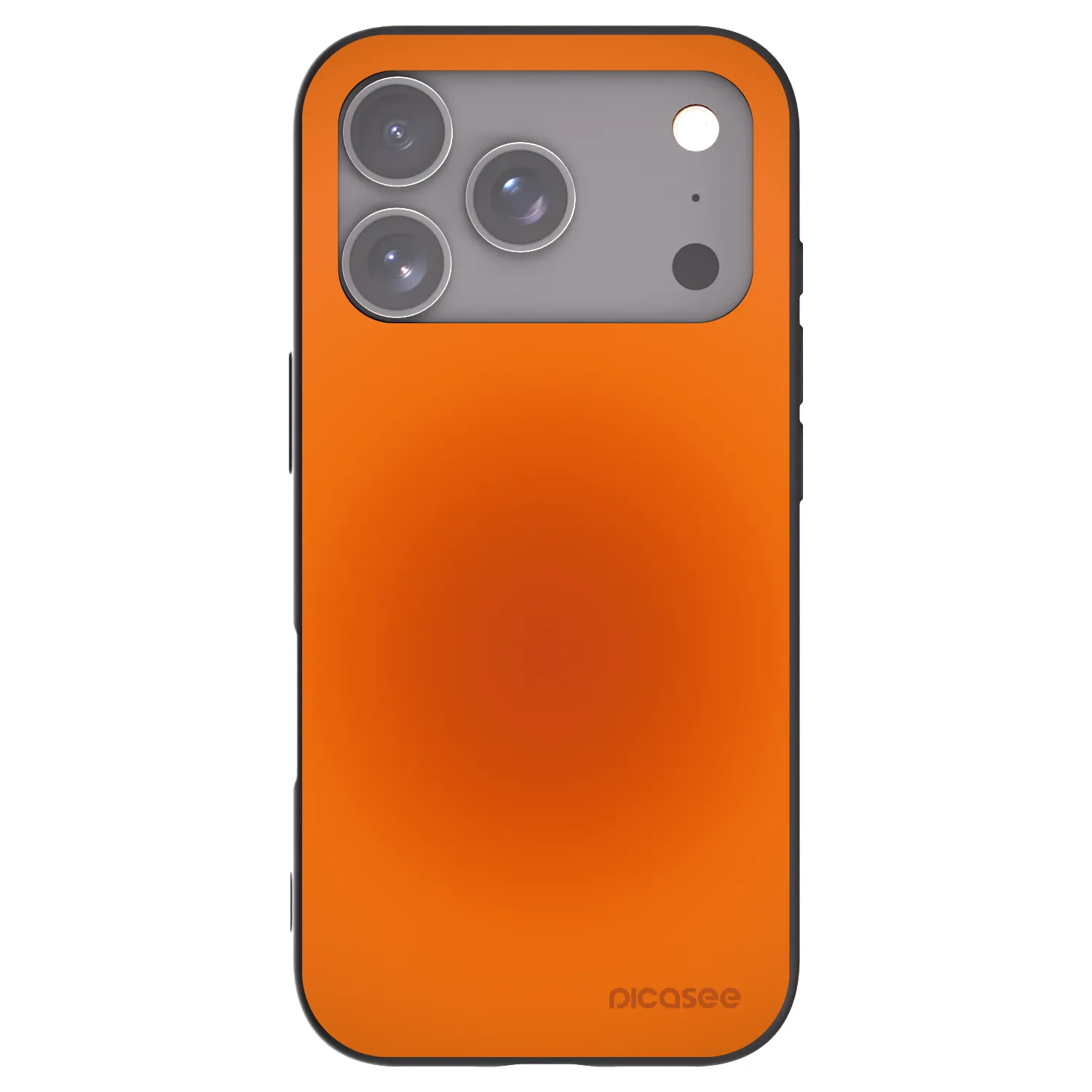 Picasee Μαύρη θήκη σιλικόνης για Apple iPhone 17 Pro - Heat Core