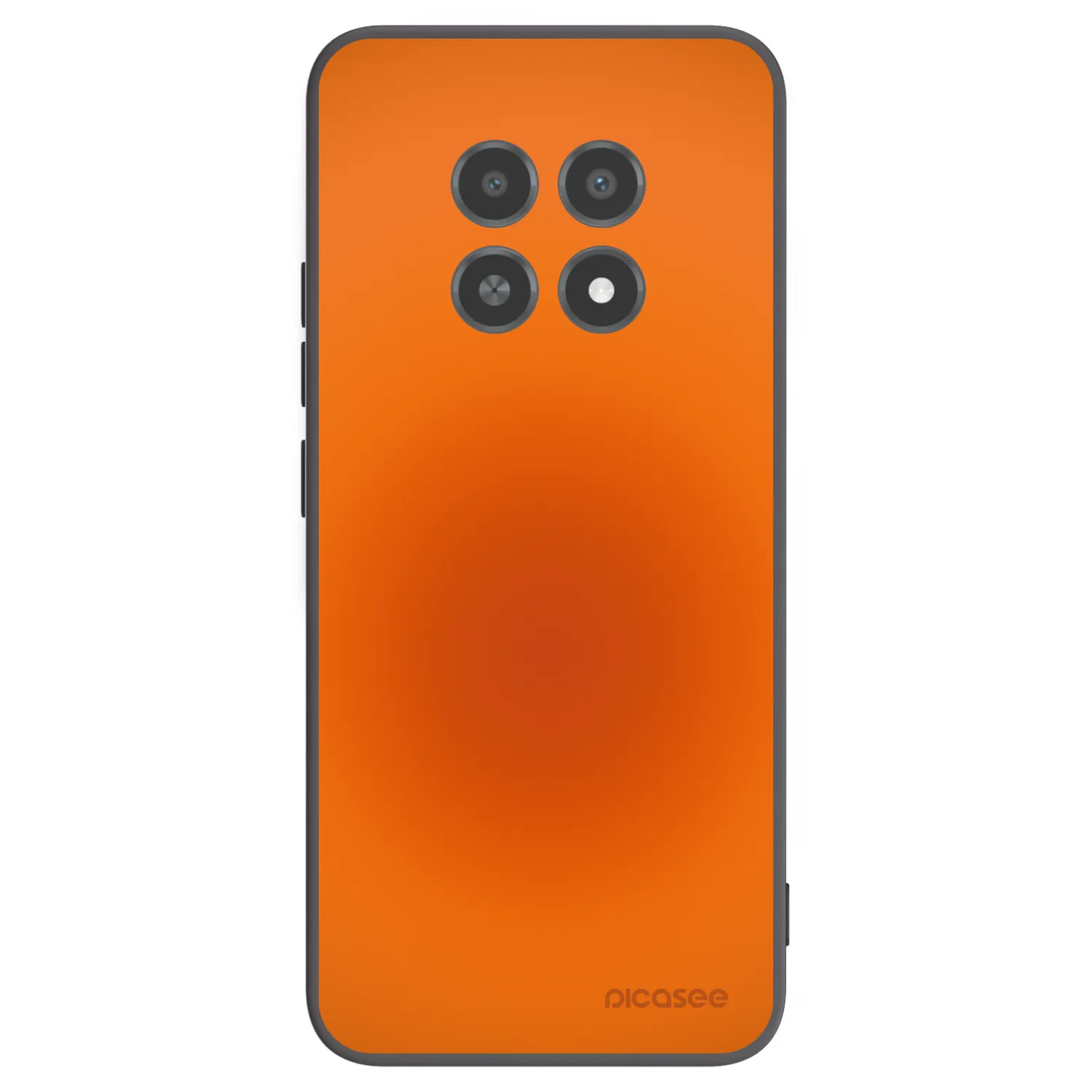 Picasee Μαύρη θήκη σιλικόνης για Realme 12X - Heat Core