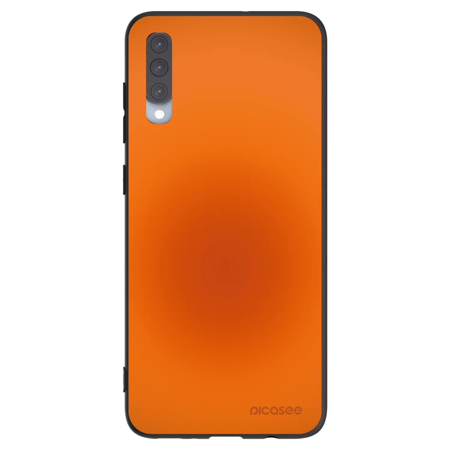 Picasee Μαύρη θήκη σιλικόνης για Samsung Galaxy A70 A705F - Heat Core