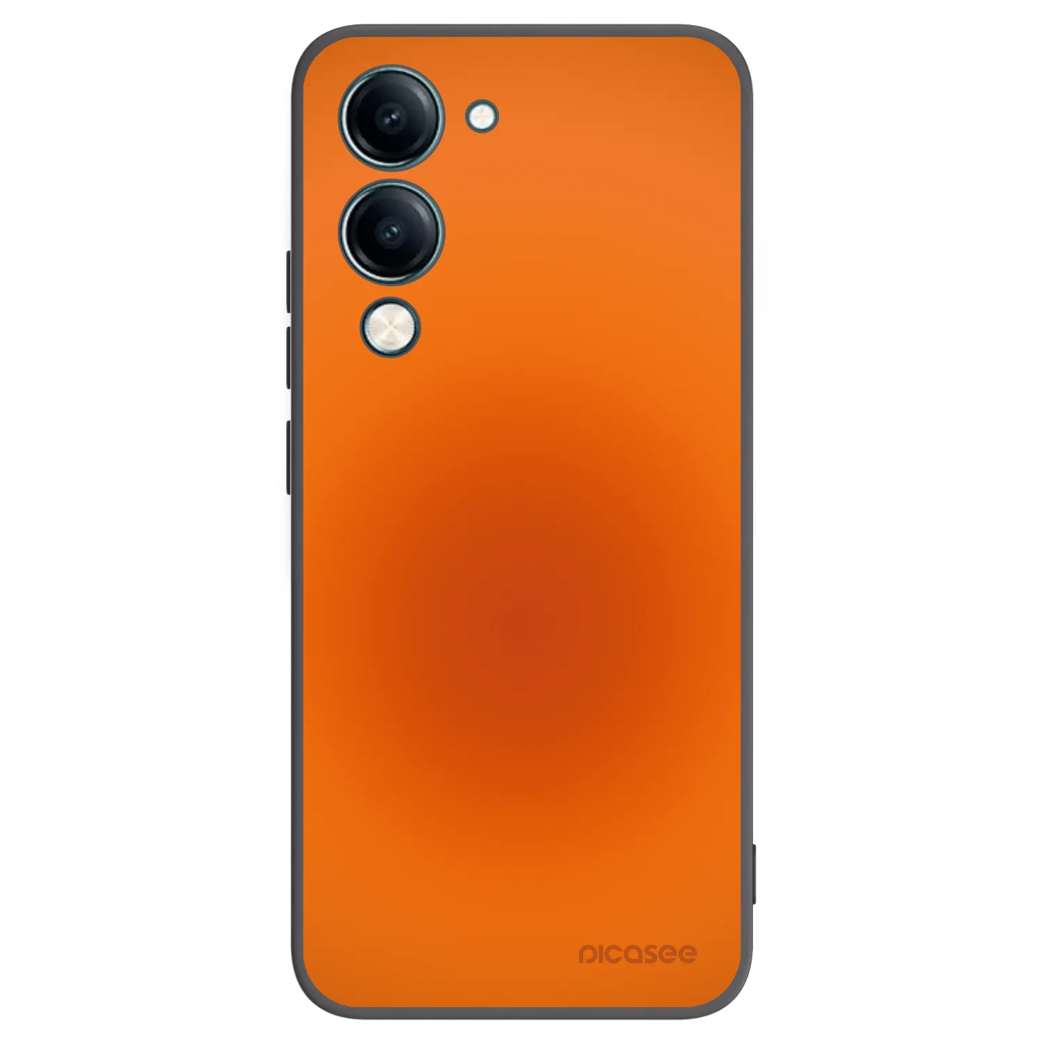 Picasee Μαύρη θήκη σιλικόνης για Vivo Y29s 5G - Heat Core