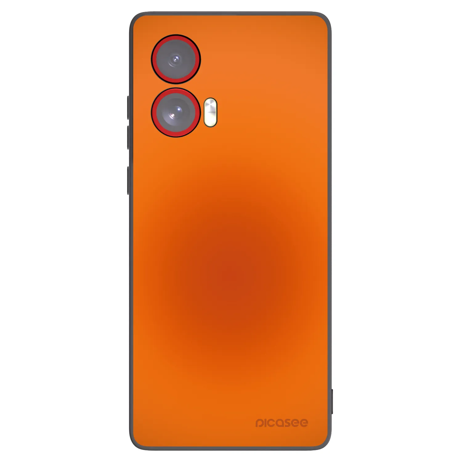 Picasee Μαύρη θήκη σιλικόνης για Motorola Edge 50 Fusion - Heat Core