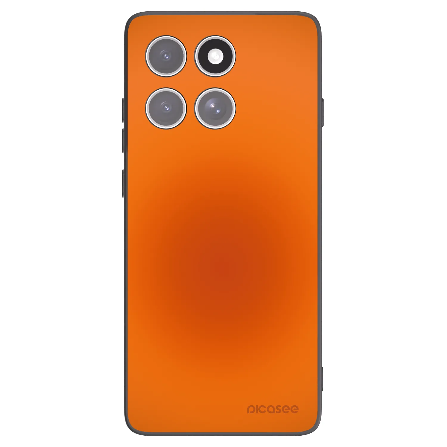 Picasee Μαύρη θήκη σιλικόνης για Motorola Edge 60 Fusion - Heat Core
