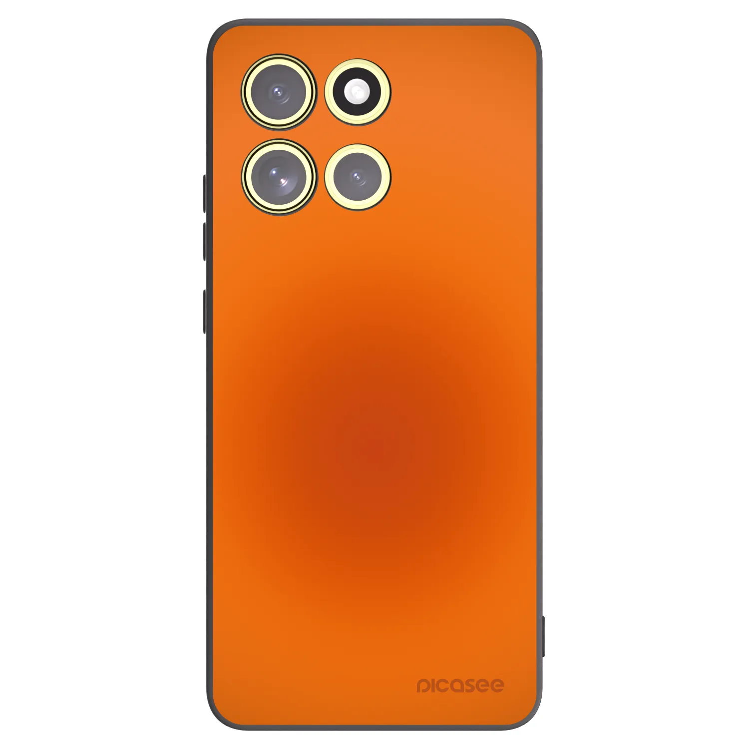 Picasee Μαύρη θήκη σιλικόνης για Motorola Moto G86 Power 5G - Heat Core
