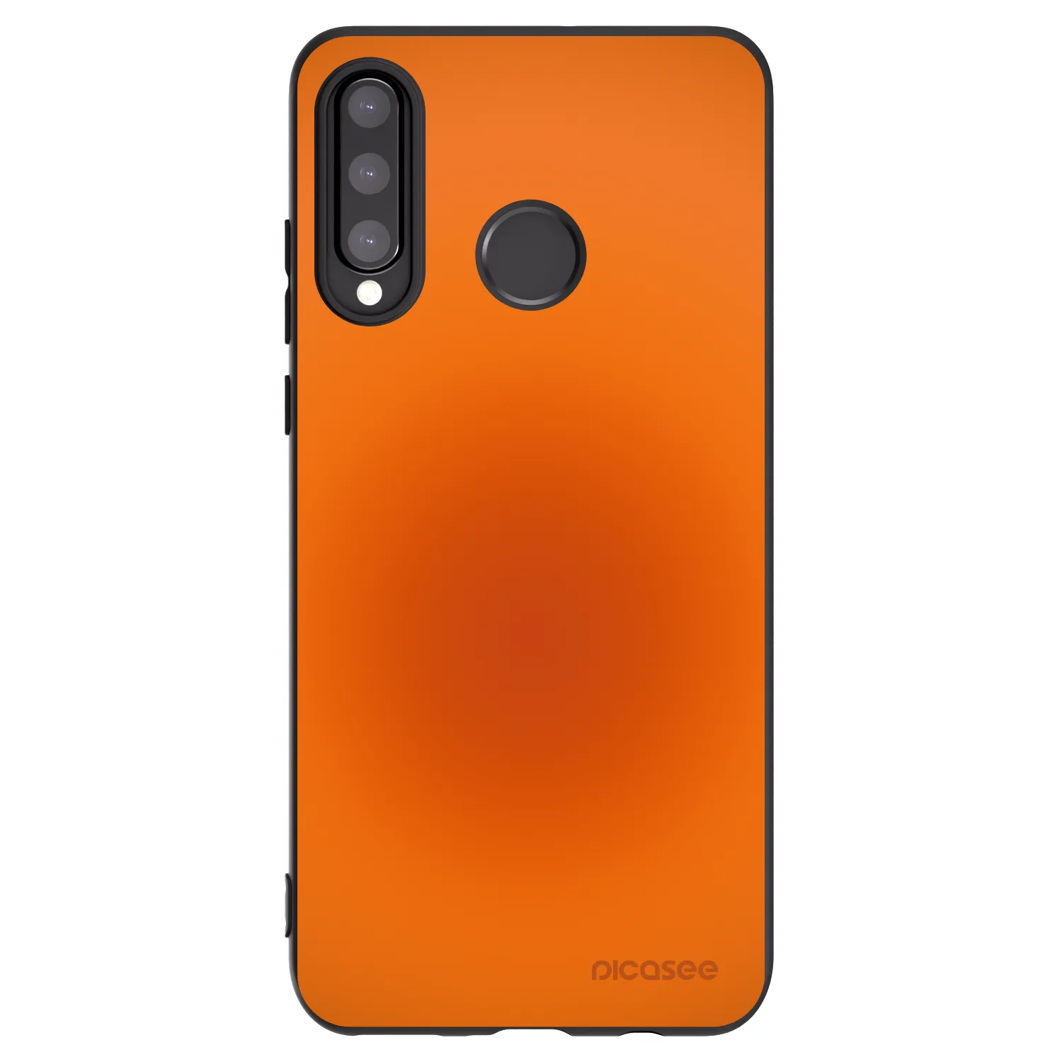 Picasee Μαύρη θήκη σιλικόνης για Huawei P30 Lite - Heat Core