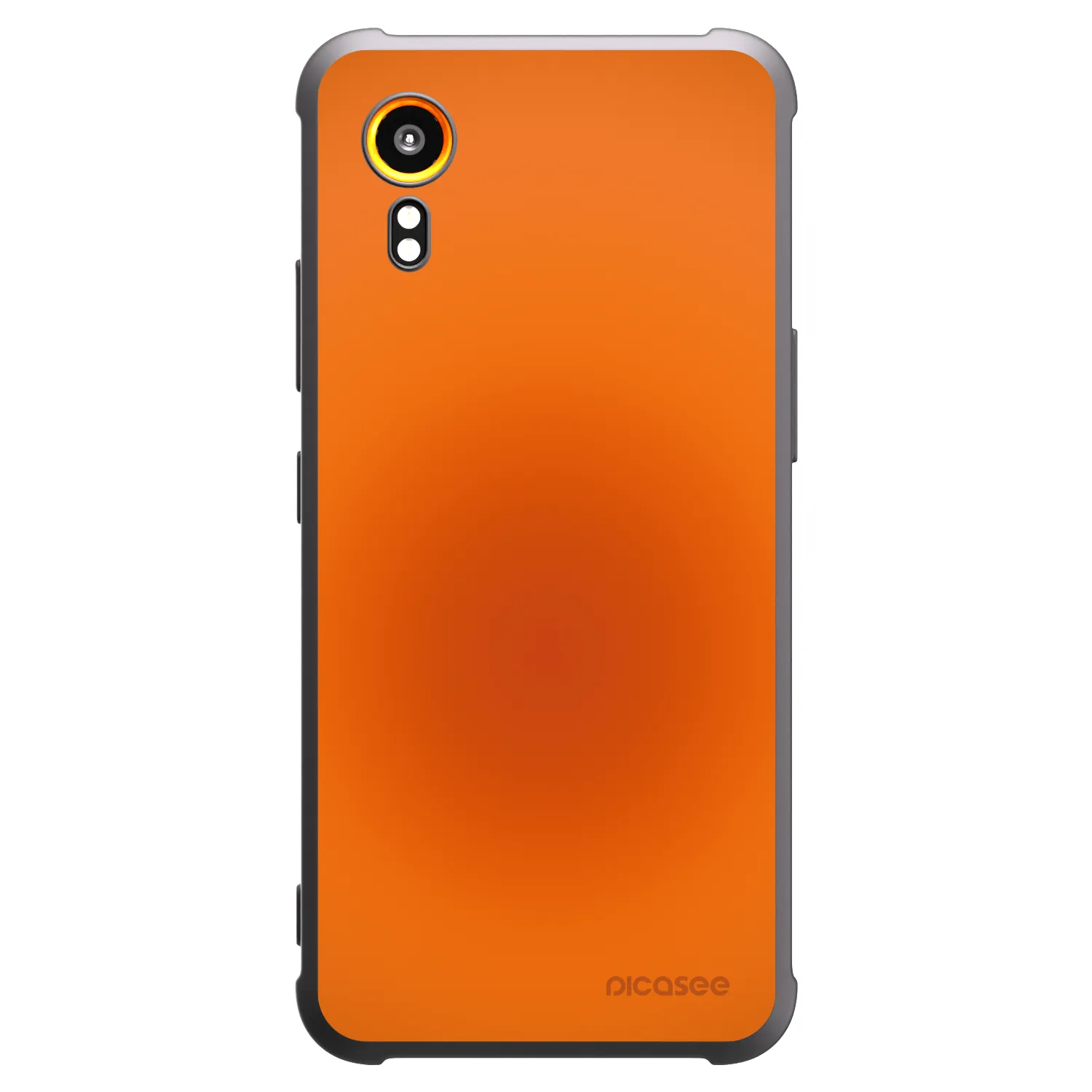 Picasee Μαύρη θήκη σιλικόνης για Samsung Galaxy Xcover 7 - Heat Core