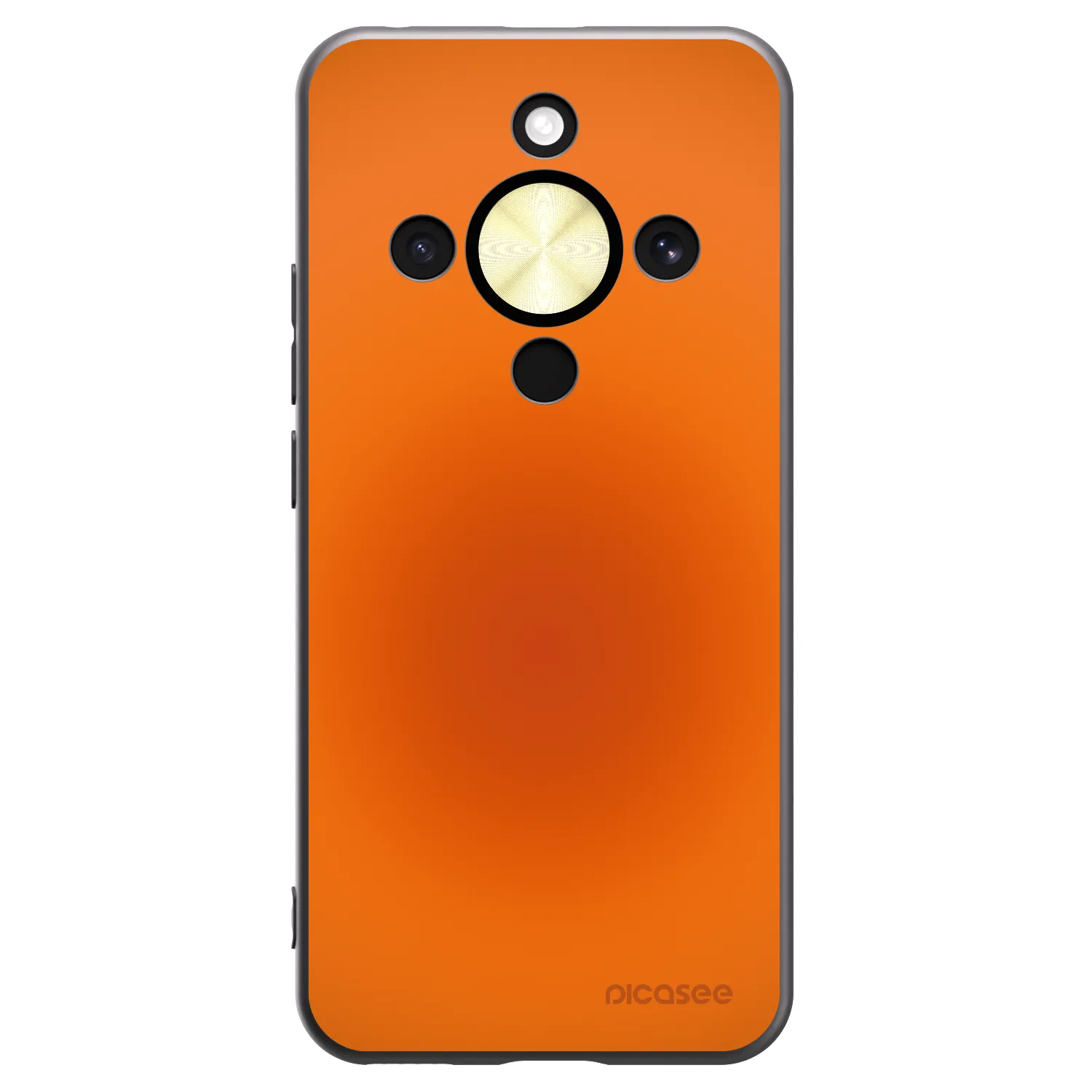 Picasee Μαύρη θήκη σιλικόνης για Honor Magic8 Lite 5G - Heat Core