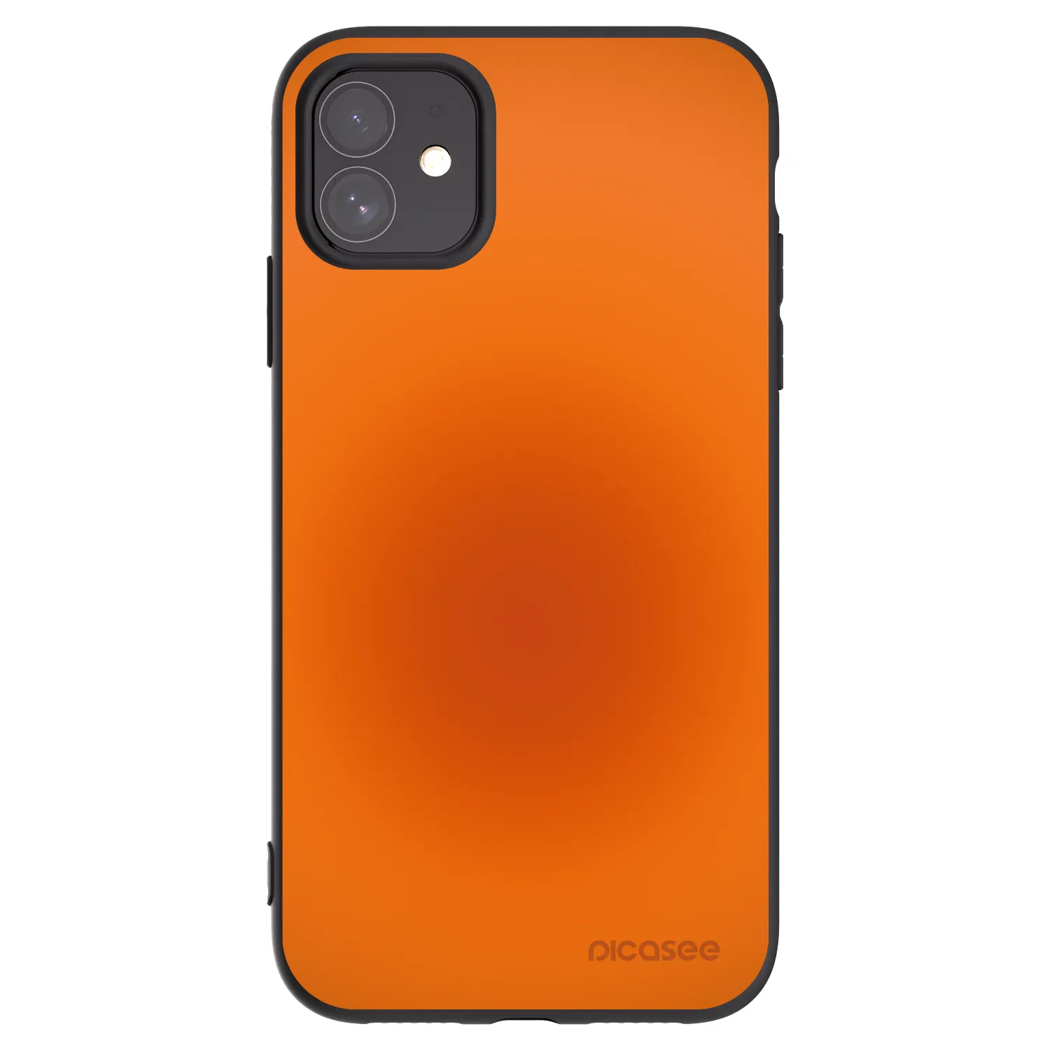 Picasee Μαύρη θήκη σιλικόνης για Apple iPhone 11 - Heat Core