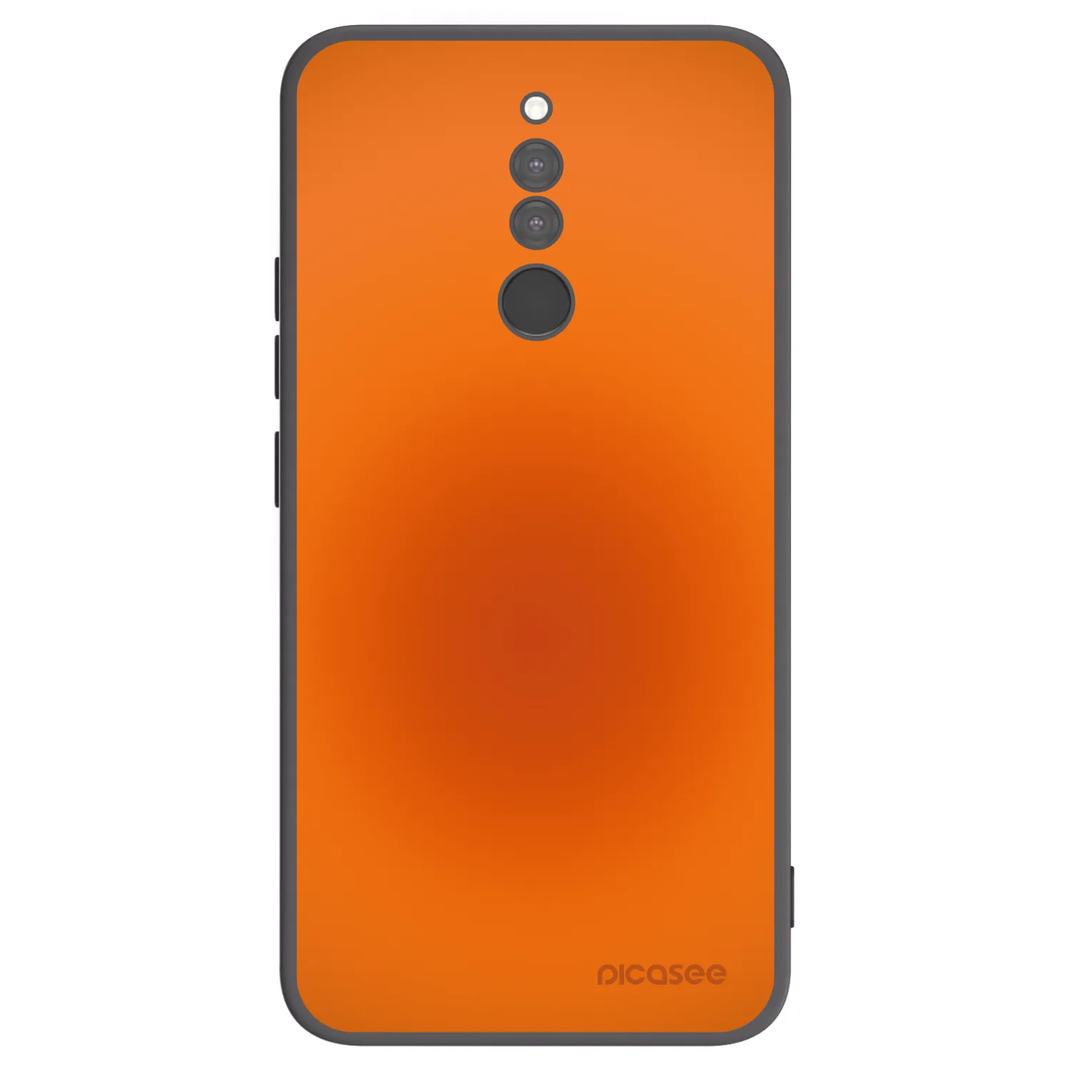 Picasee Μαύρη θήκη σιλικόνης για Xiaomi Redmi 8 - Heat Core
