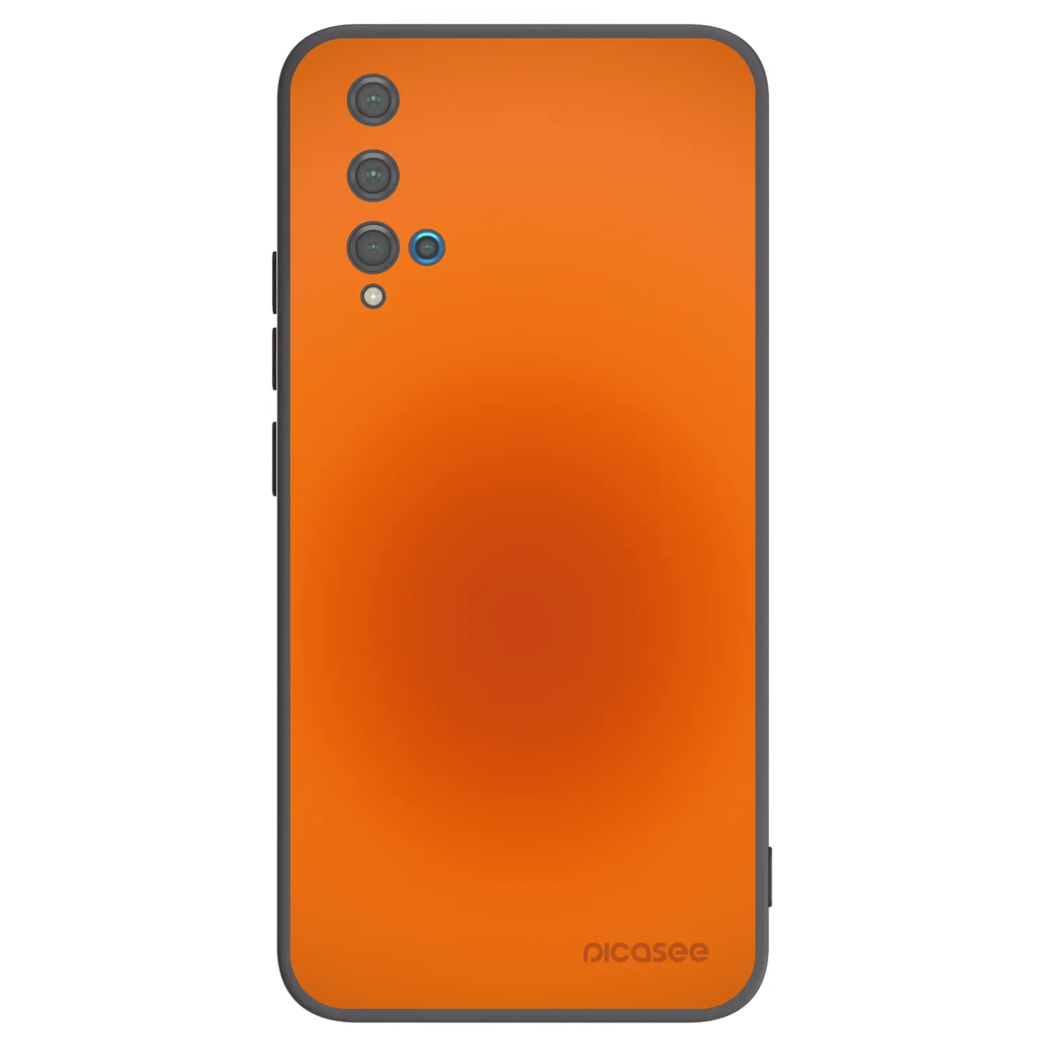 Picasee Μαύρη θήκη σιλικόνης για Huawei Nova 5T - Heat Core