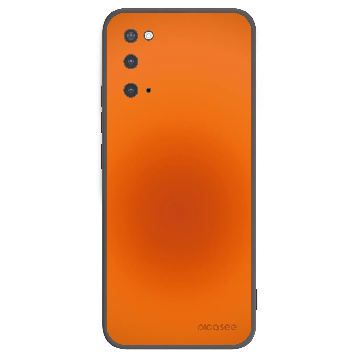 Picasee Μαύρη θήκη σιλικόνης για Samsung Galaxy S20 G980F - Heat Core