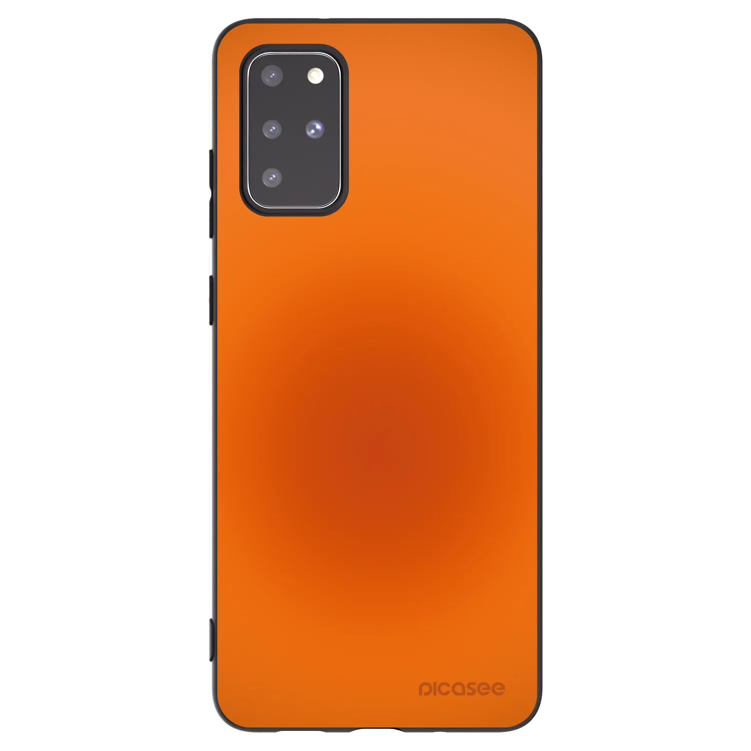 Picasee Μαύρη θήκη σιλικόνης για Samsung Galaxy S20+ G985F - Heat Core