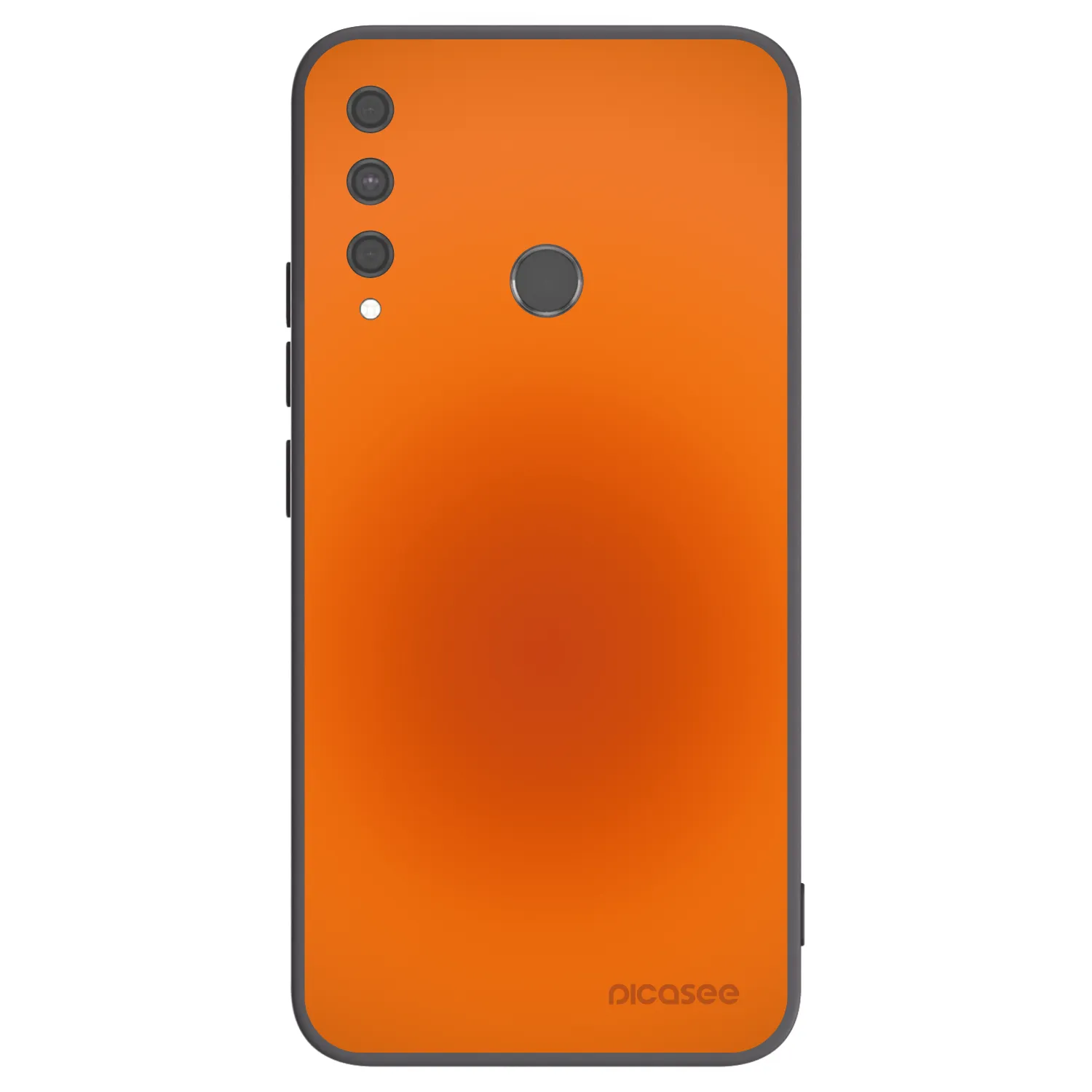Picasee Μαύρη θήκη σιλικόνης για Huawei P40 Lite E - Heat Core