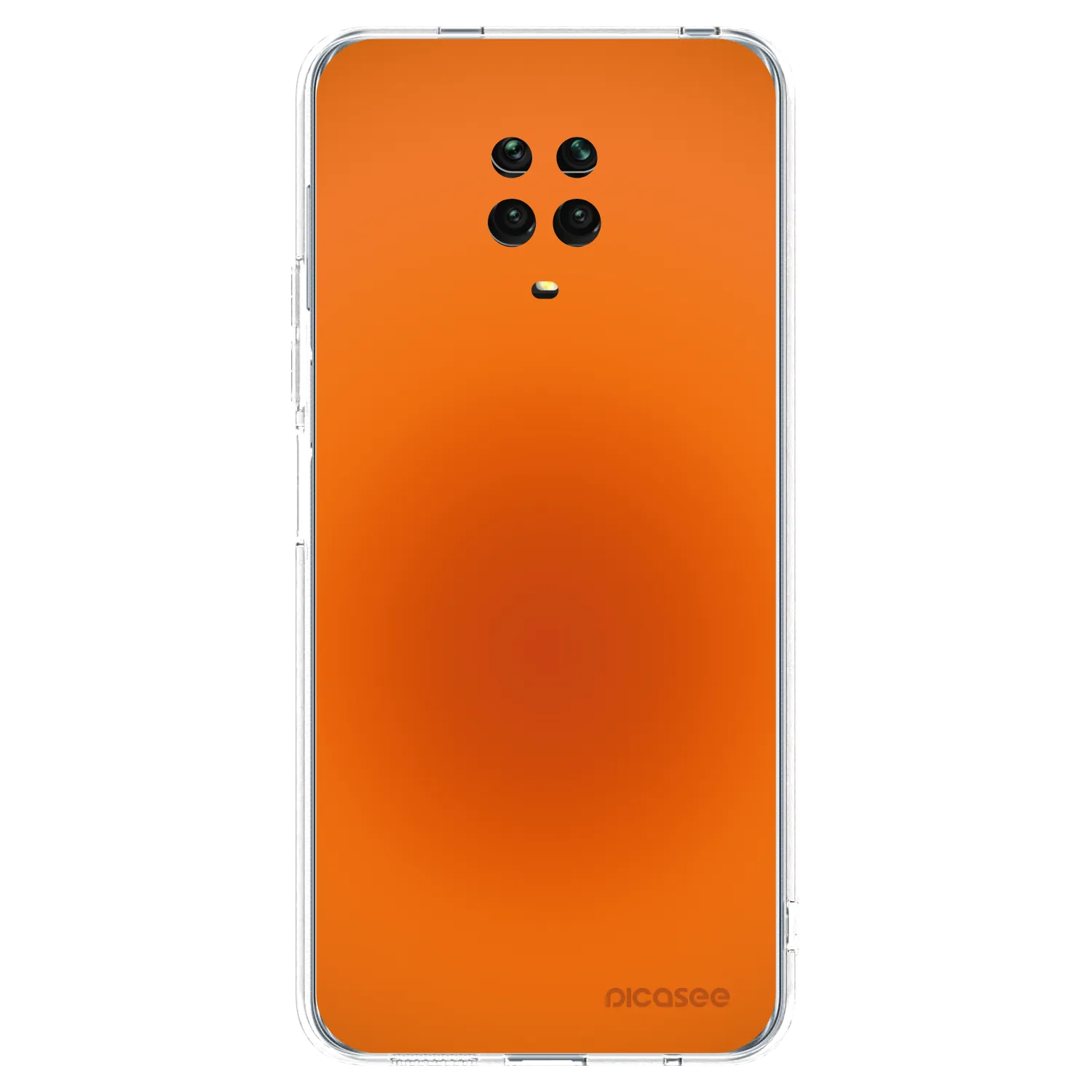 Picasee διαφανής θήκη σιλικόνης Xiaomi Redmi Note 9S - Heat Core