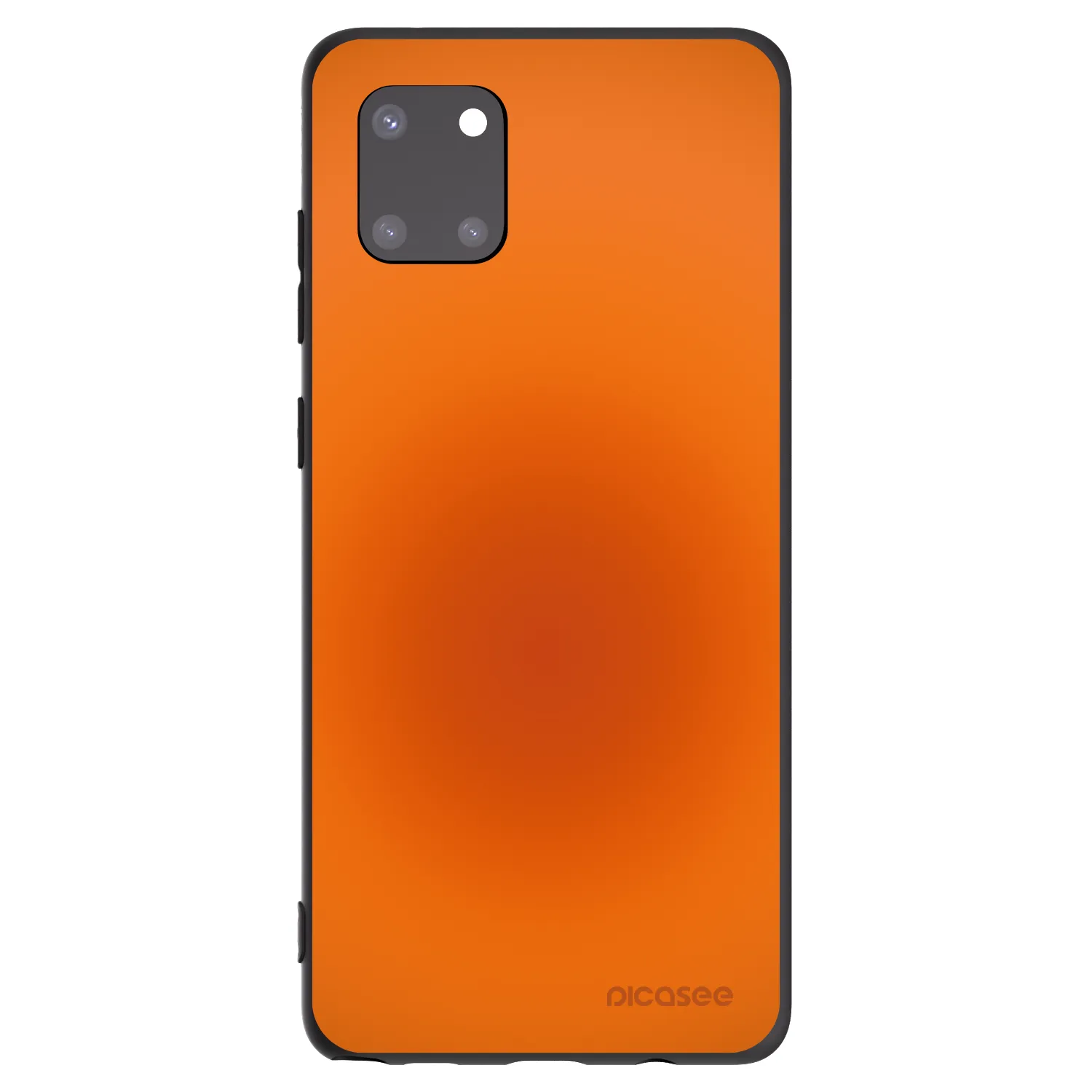 Picasee Μαύρη θήκη σιλικόνης για Samsung Galaxy Note 10 Lite N770F - Heat Core
